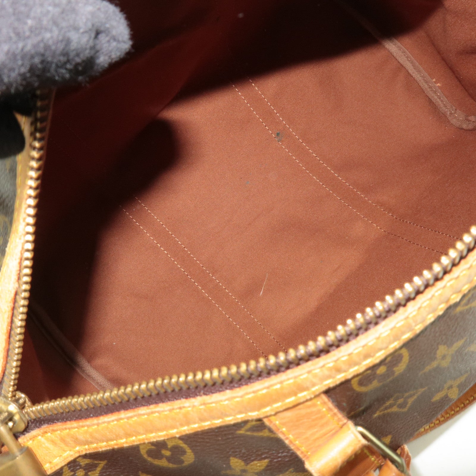 Louis Vuitton Monogram Sac Souple 35 Boston Bag M41626