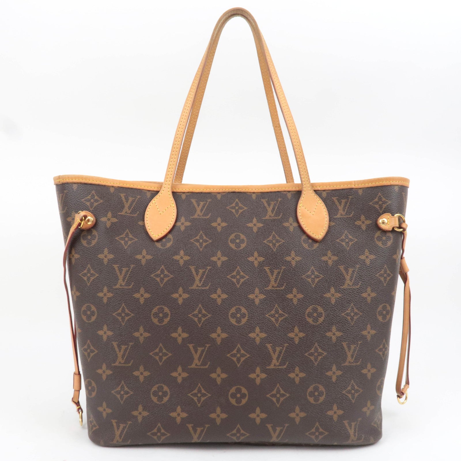 Louis Vuitton Monogram Neverfull MM Tote Bag Cerise M41177