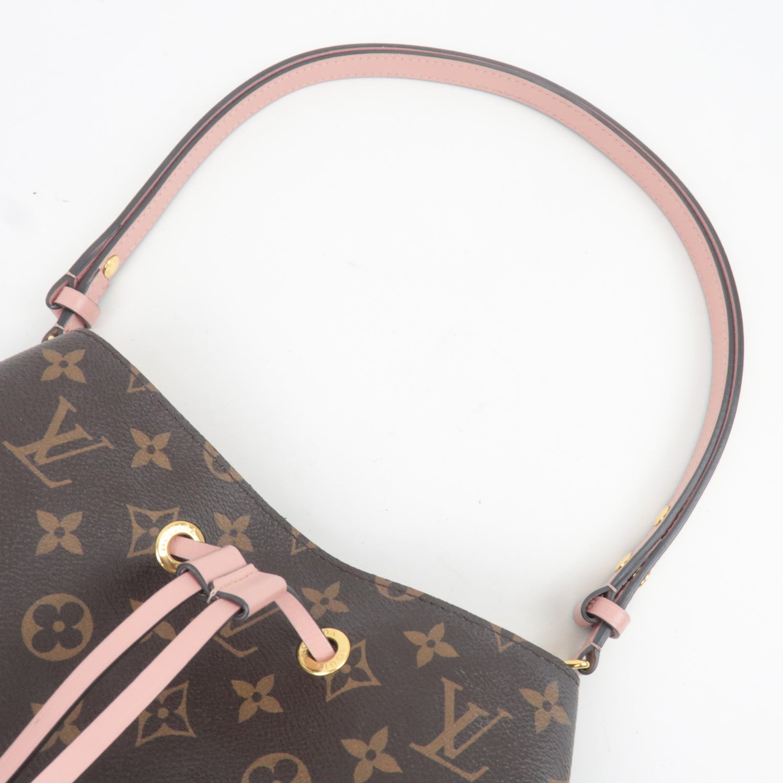 Louis Vuitton Monogram Neo Noe Shoulder Bag Rose Poodle M44022 RFID