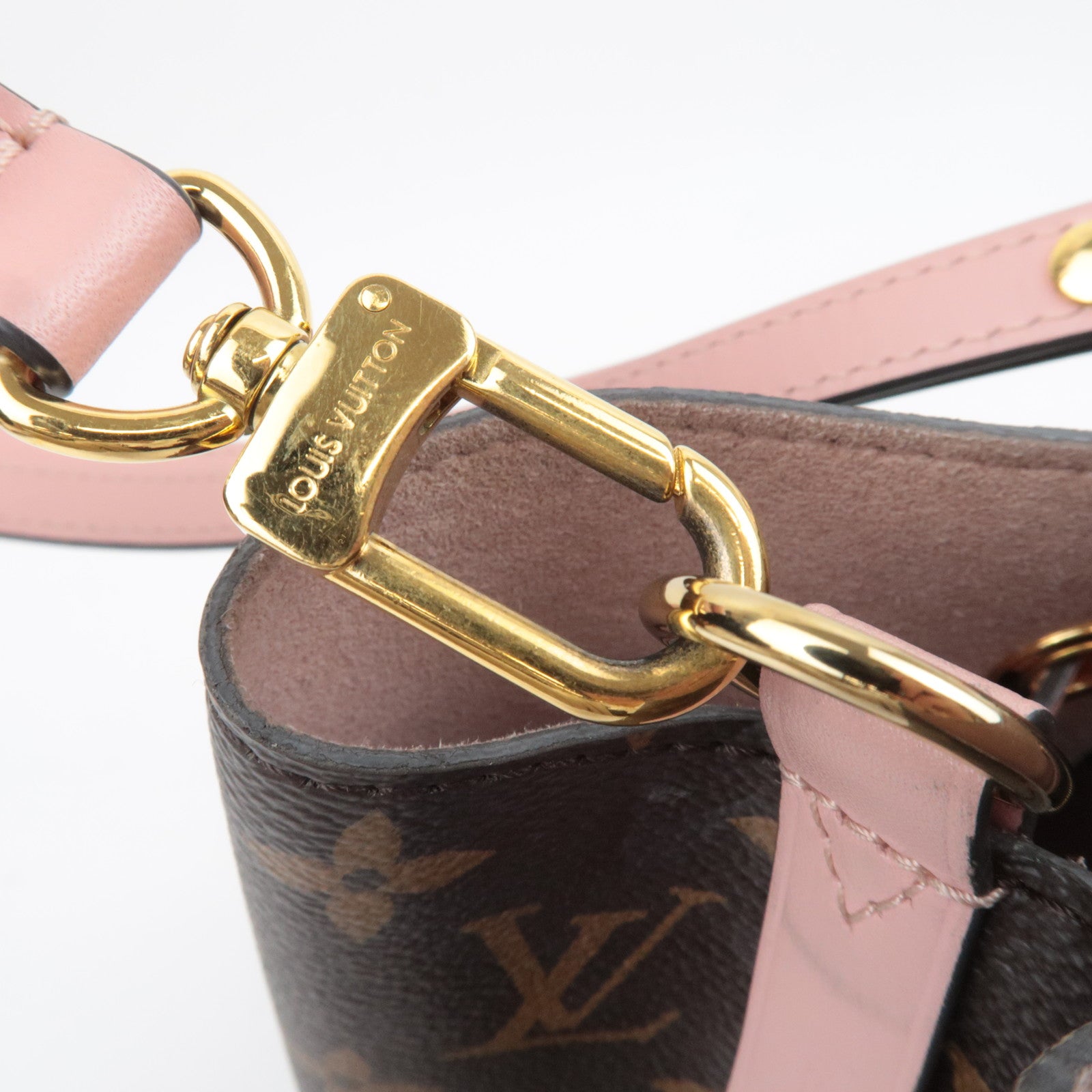 Louis Vuitton Monogram Neo Noe Shoulder Bag Rose Poodle M44022 RFID