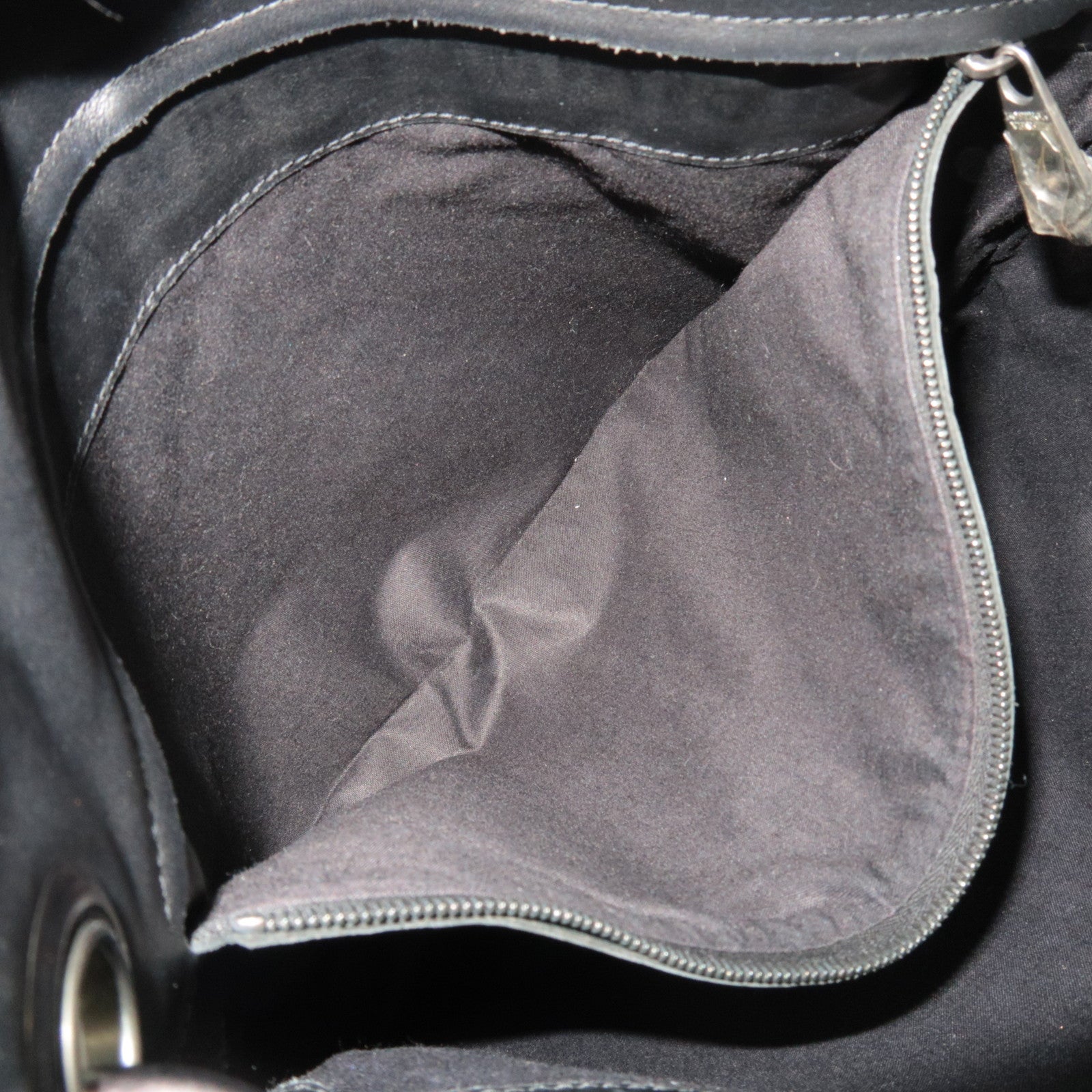 BOTTEGA VENETA Intrecciato Leather Shoulder Bag Black 161623