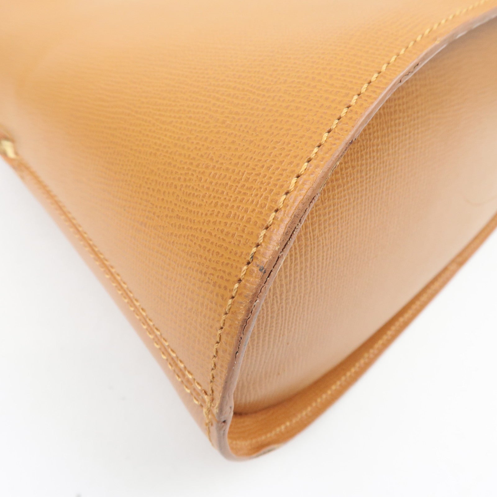 Christian Dior Oval Logo Leather Shoulder Bag