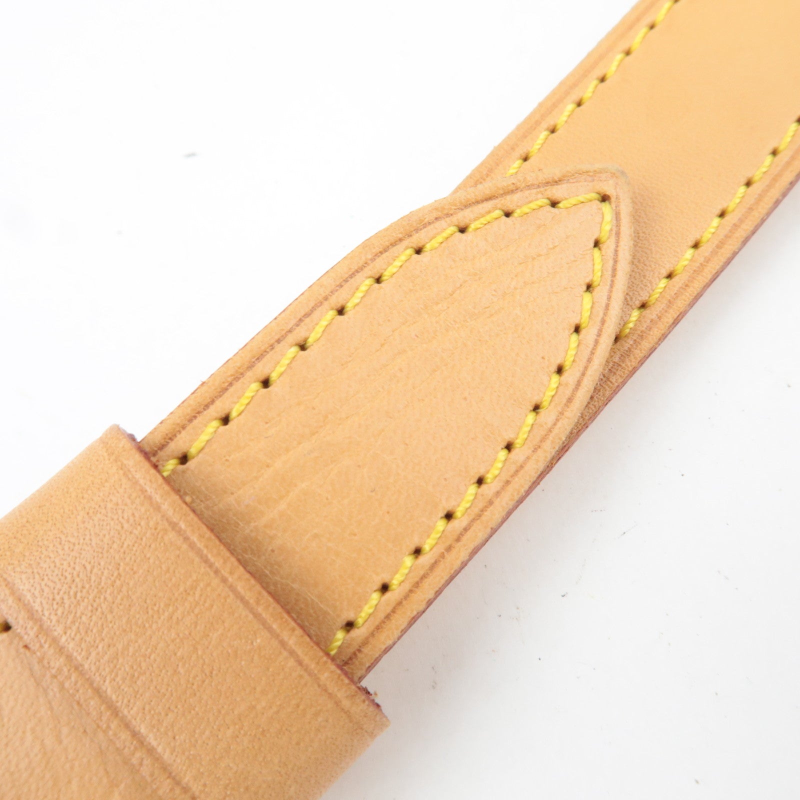 Louis Vuitton Leather Shoulder Strap For Keepall Bag Beige