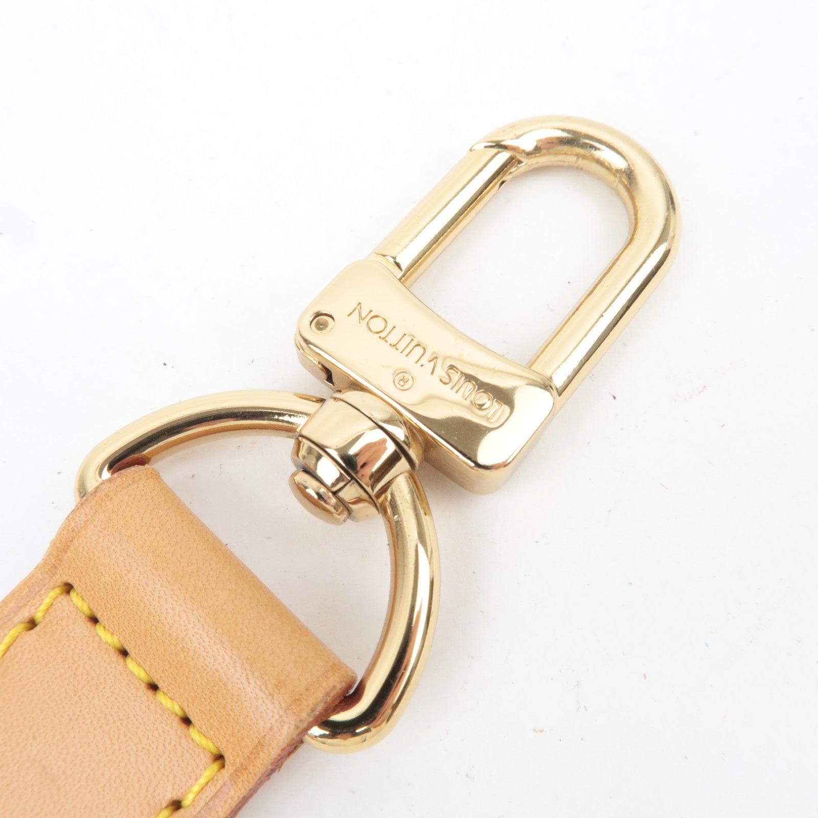 Louis Vuitton Leather Shoulder Strap For Keepall Bag Beige