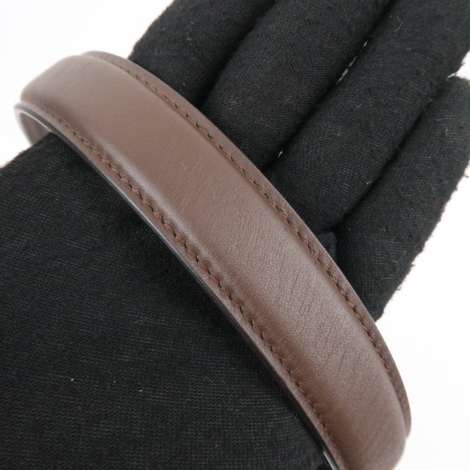 GUCCI GG Canvas Shoulder Bag Beige Brown 33900