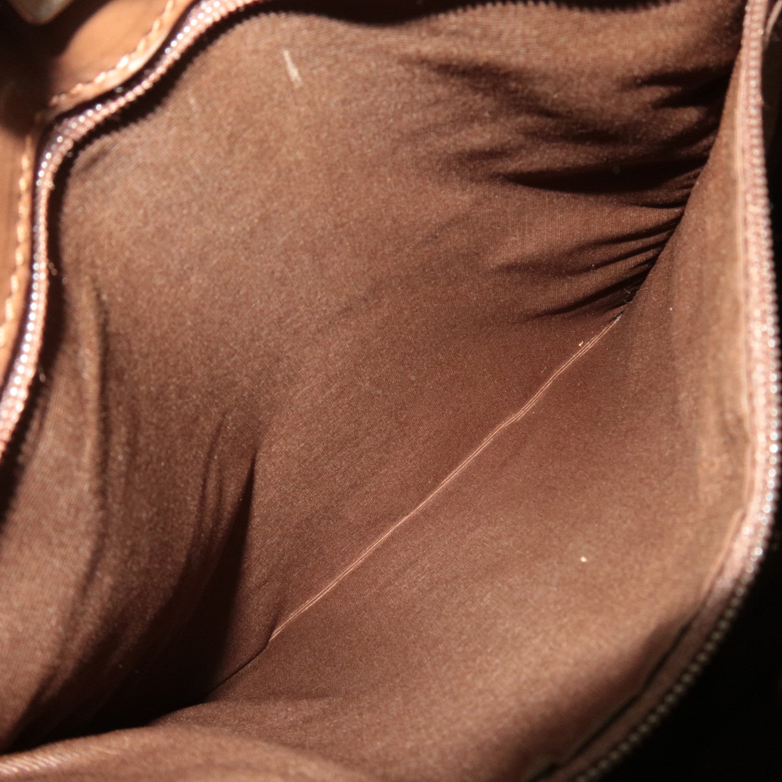 GUCCI GG Canvas Shoulder Bag Beige Brown 33900