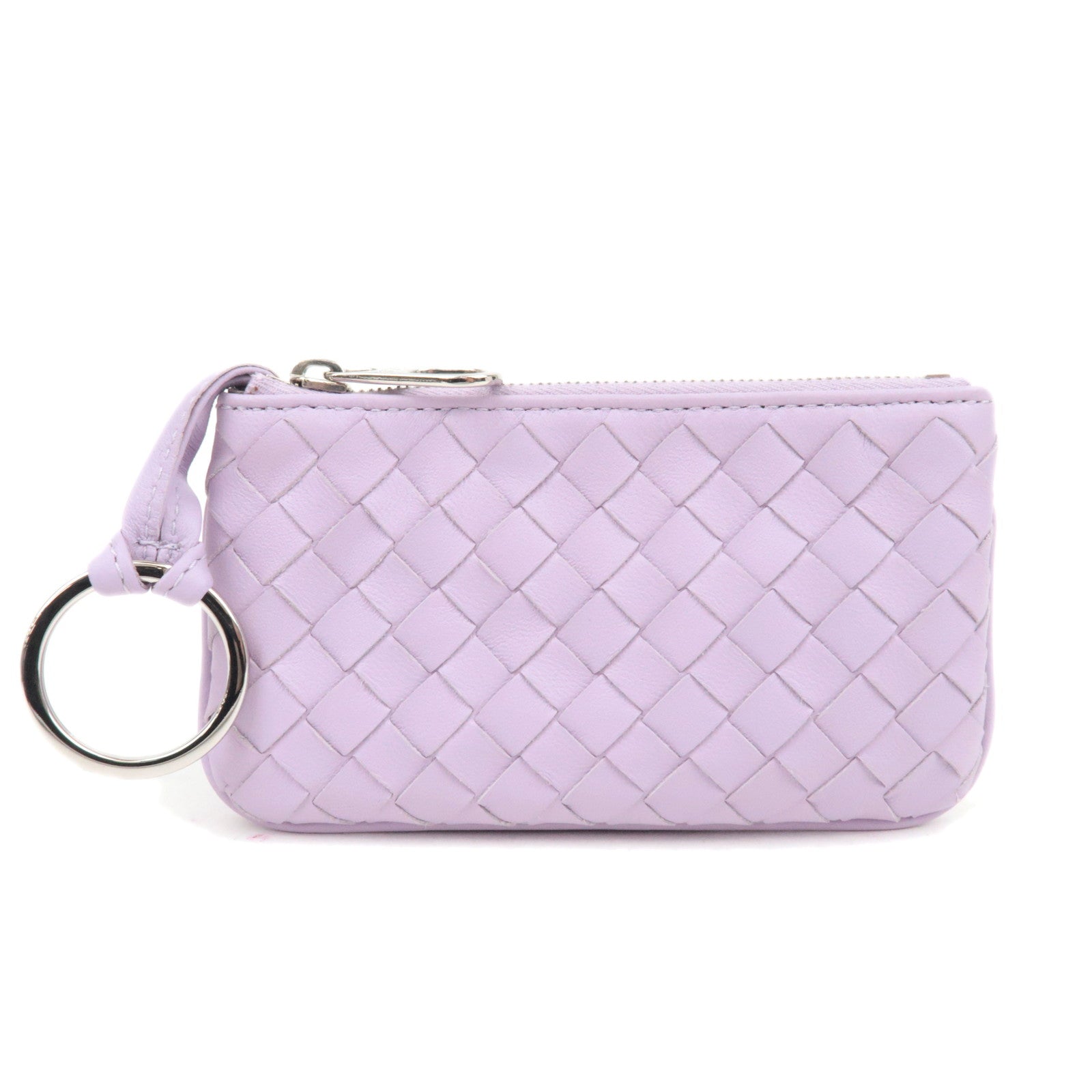 BOTTEGA VENETA Intrecciato Leather Coin Case Lavender87985