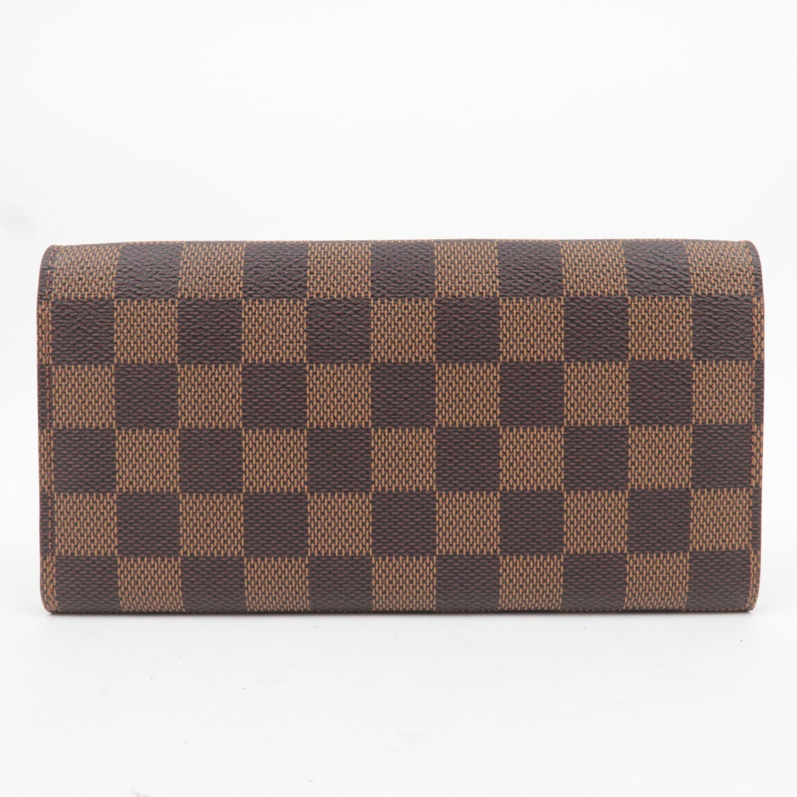 Louis Vuitton Damier Portefeuille Emilie Long Wallet Rouge N63544