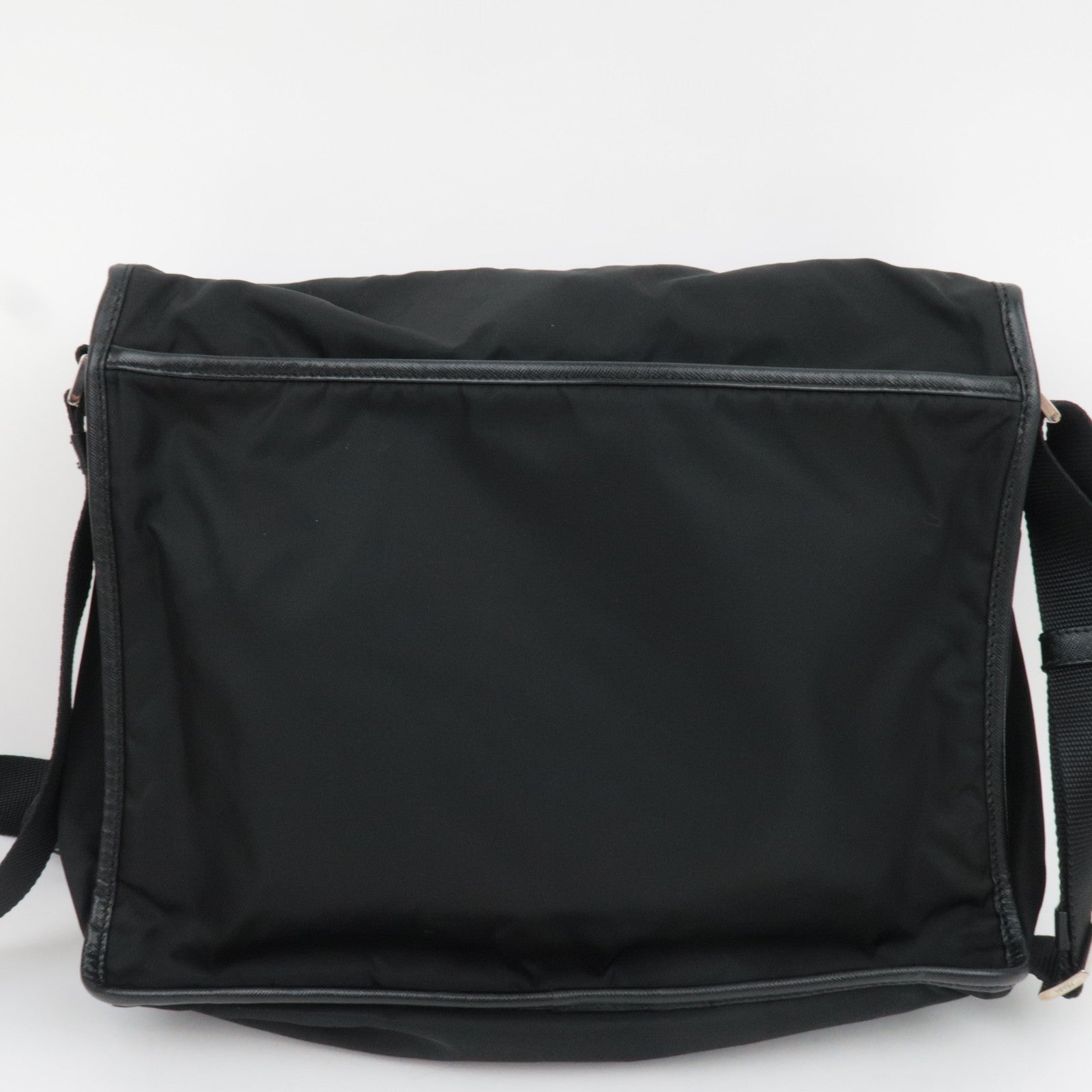 PRADA Large Nylon Shoulder Bag Black VS0255