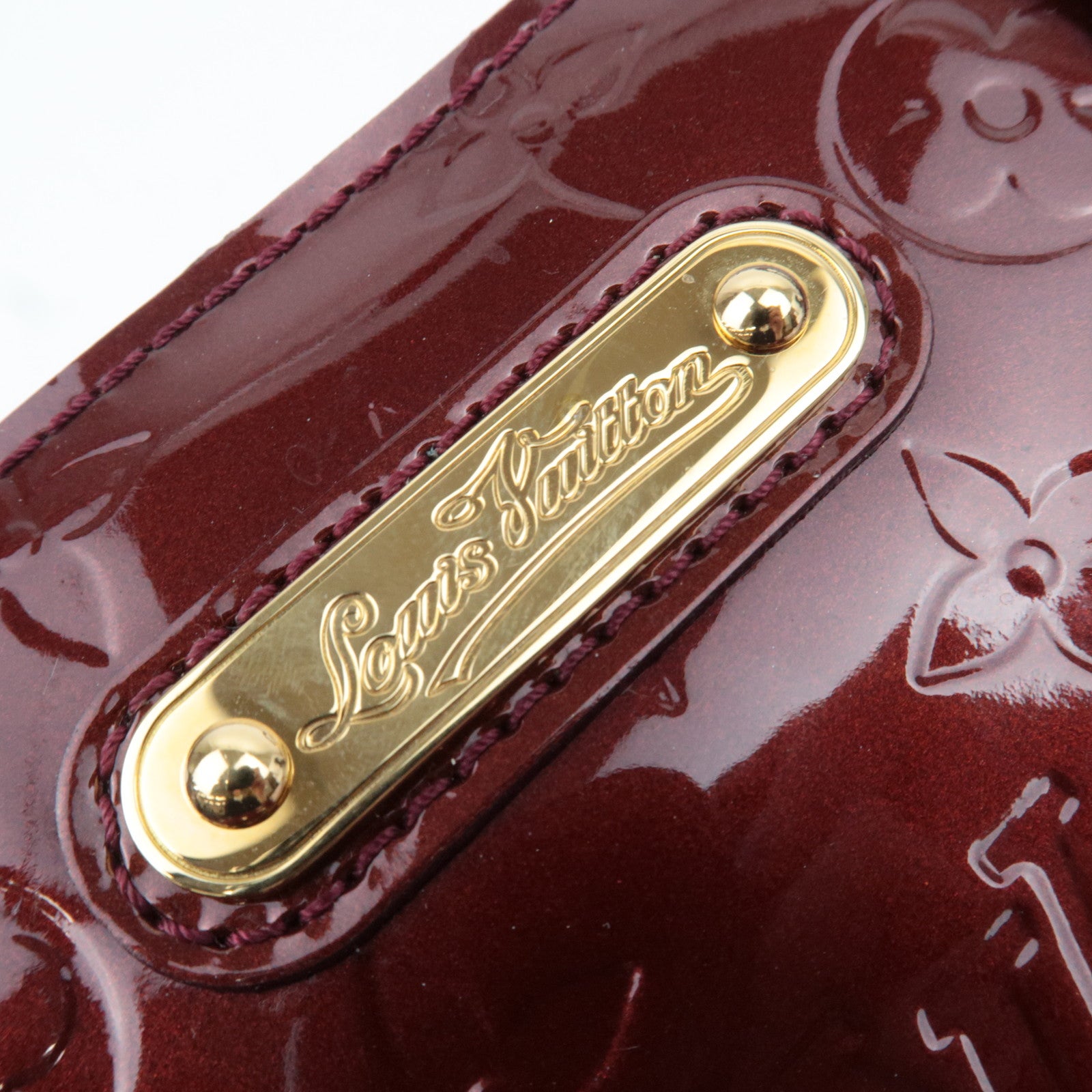 Louis Vuitton Monogram Vernis Wilshire PM Rouge Fauviste M91644