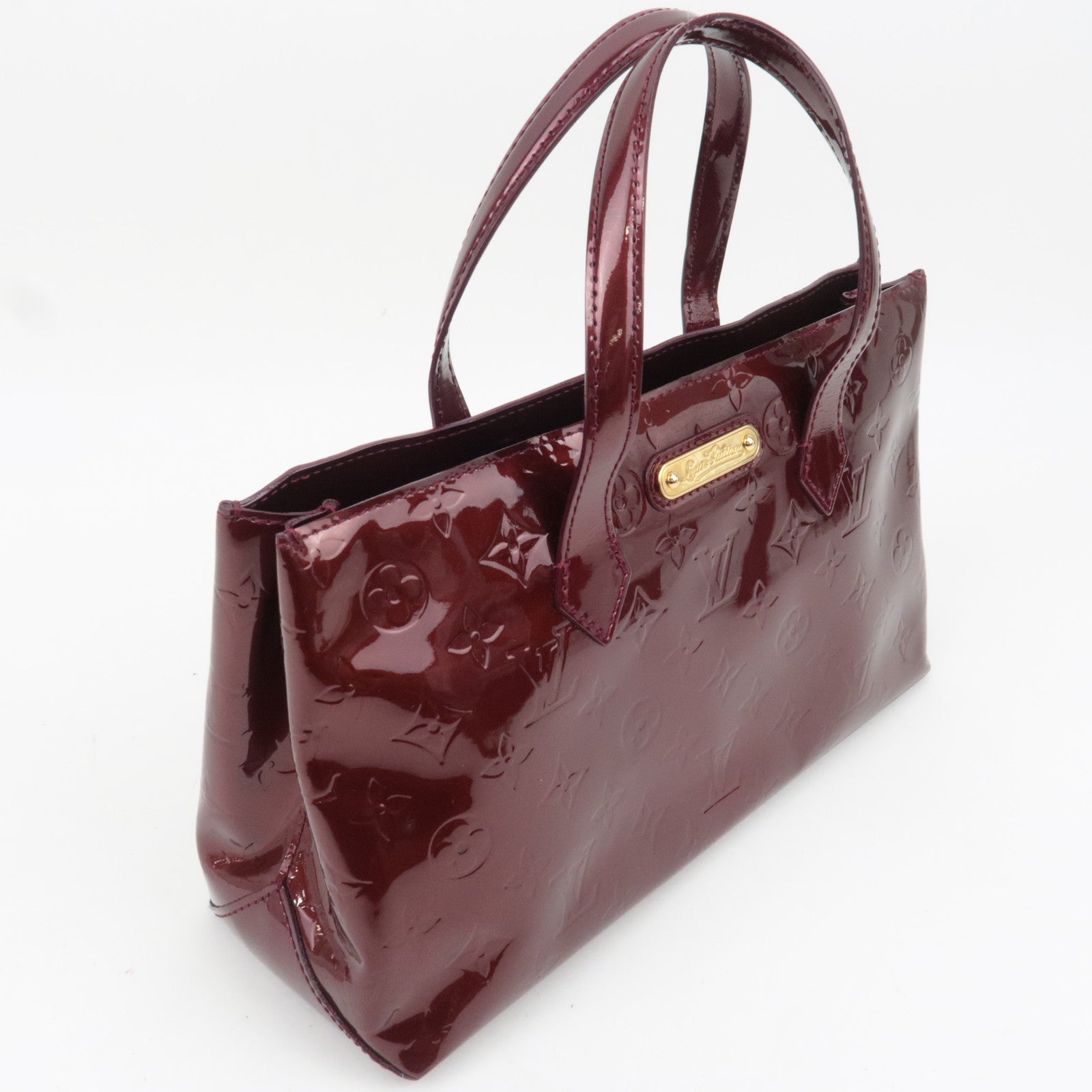 Louis Vuitton Monogram Vernis Wilshire PM Rouge Fauviste M91644