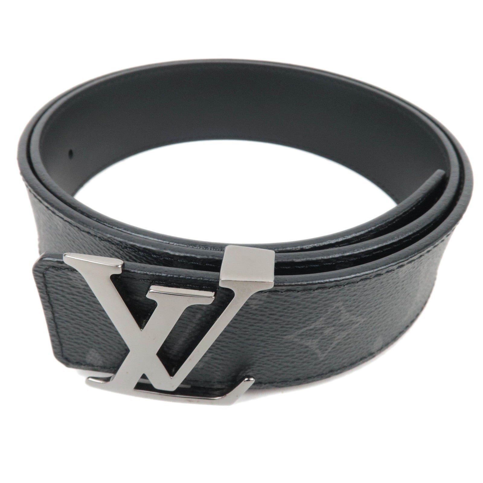 Louis Vuitton Monogram Eclipse Ceinture LV Initials Belt 85/34 M904388057