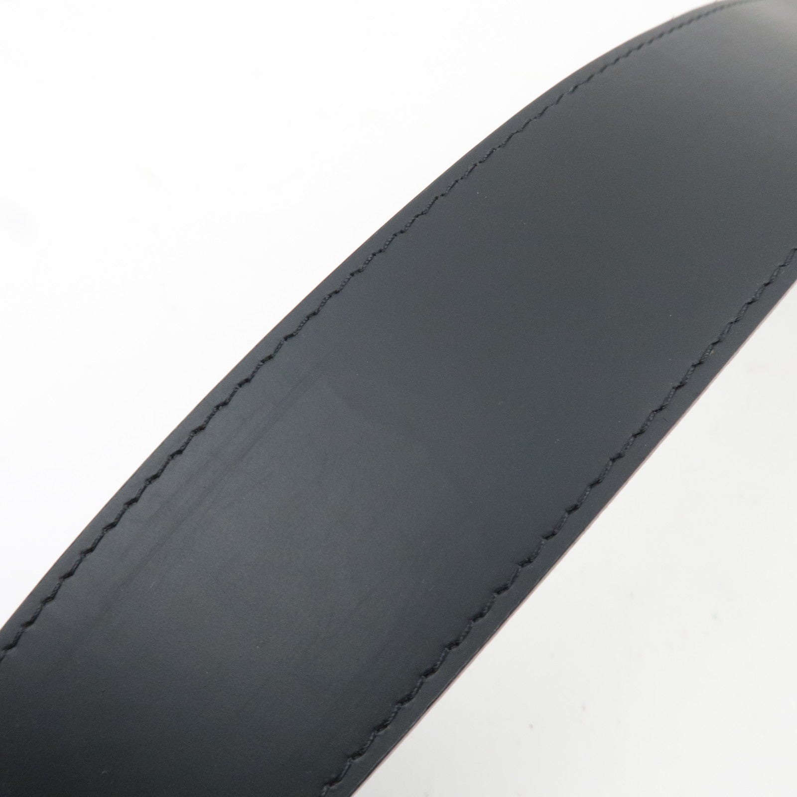 Louis Vuitton Monogram Eclipse Ceinture LV Initials Belt 85/34 M9043