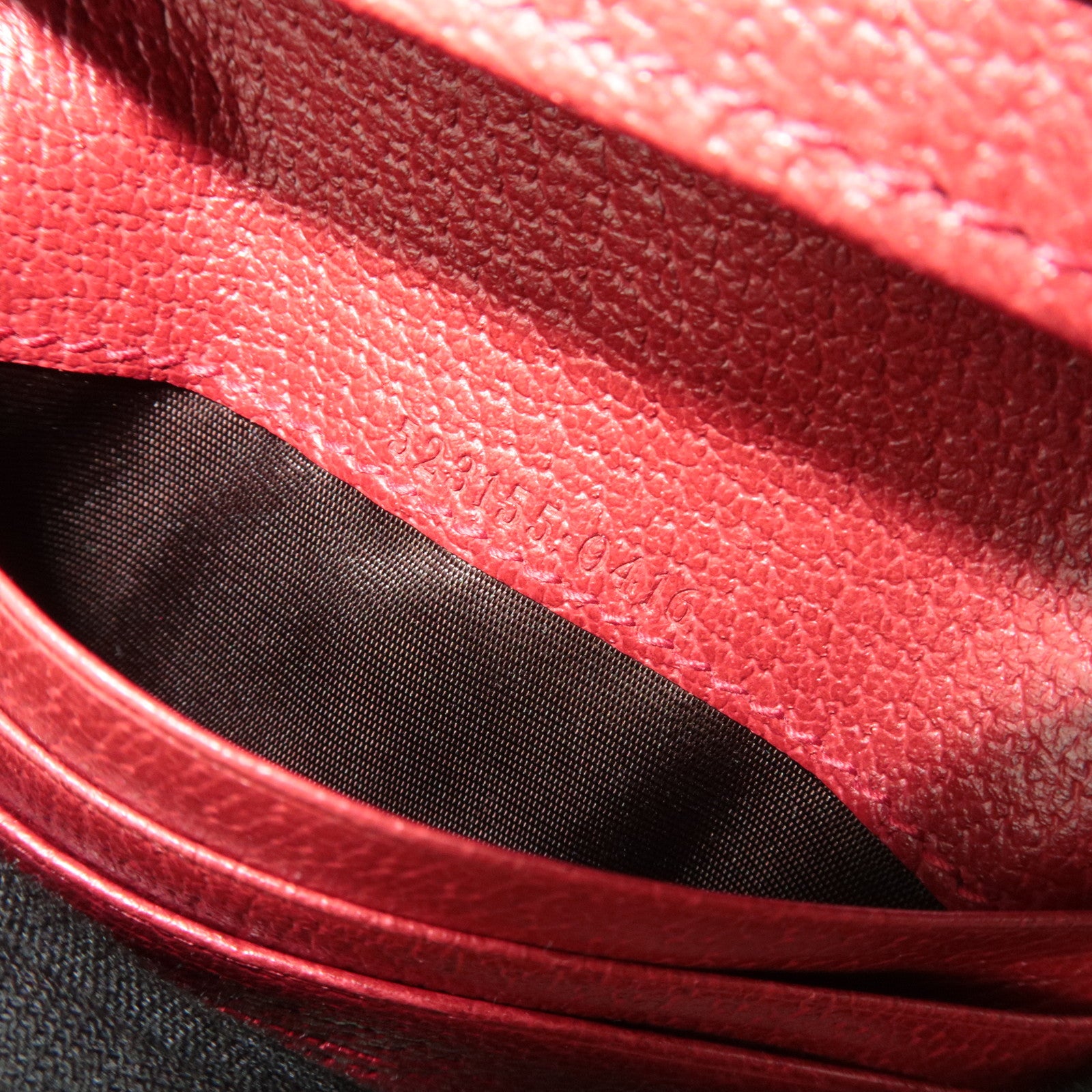 GUCCI Ophidia GG Flora GG Supreme Wallet Beige Red 523155