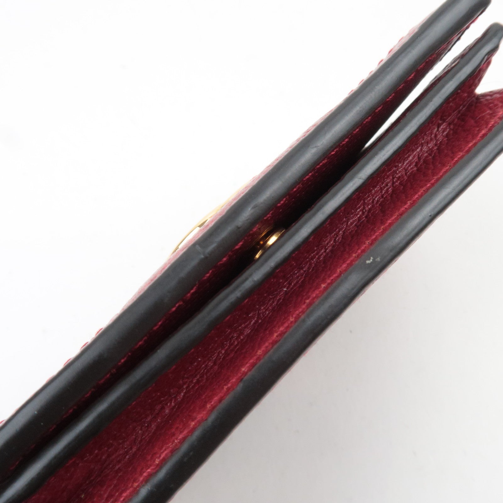 GUCCI Ophidia GG Flora GG Supreme Wallet Beige Red 523155