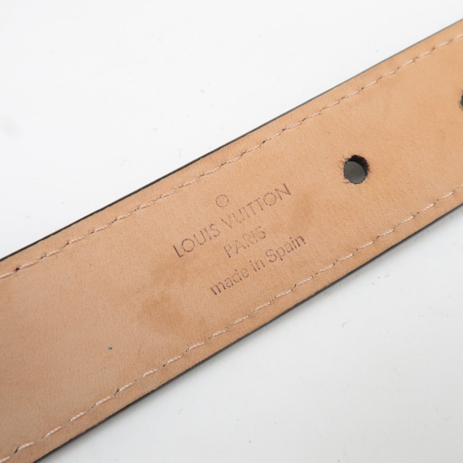 Louis Vuitton Monogram Mahina Ceinture Perfo Belt 90/36 Noir M6931