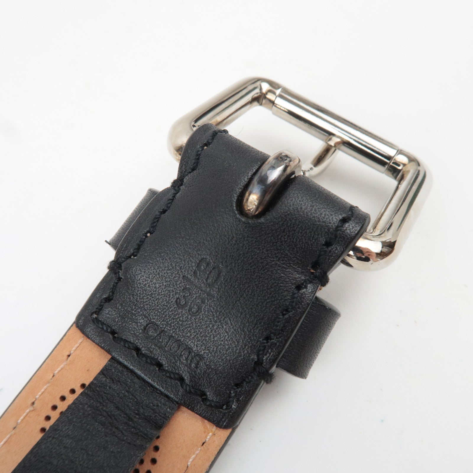 Louis Vuitton Monogram Mahina Ceinture Perfo Belt 90/36 Noir M6931