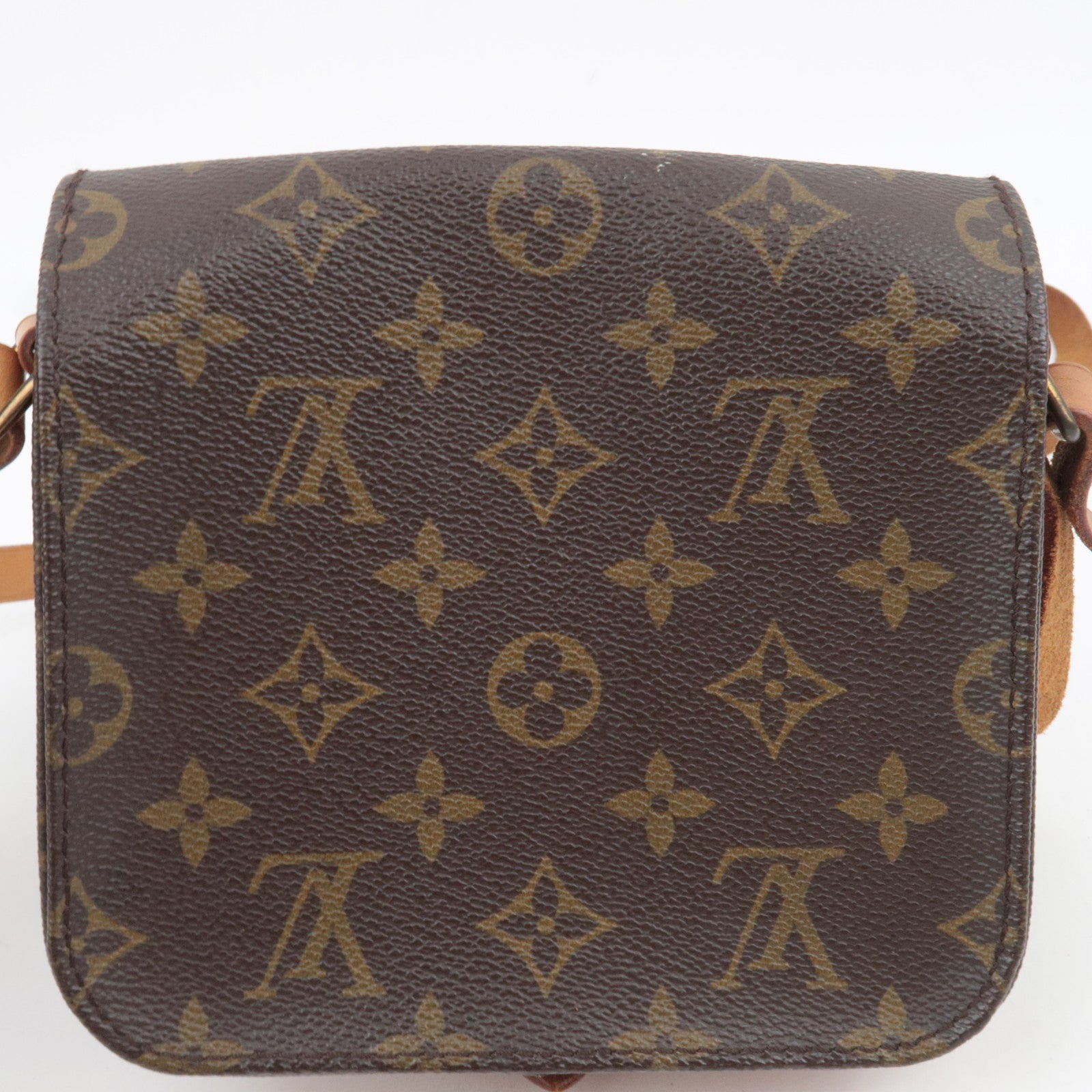 Louis Vuitton Monogram Mini Cartouchiere Shoulder Bag M51254