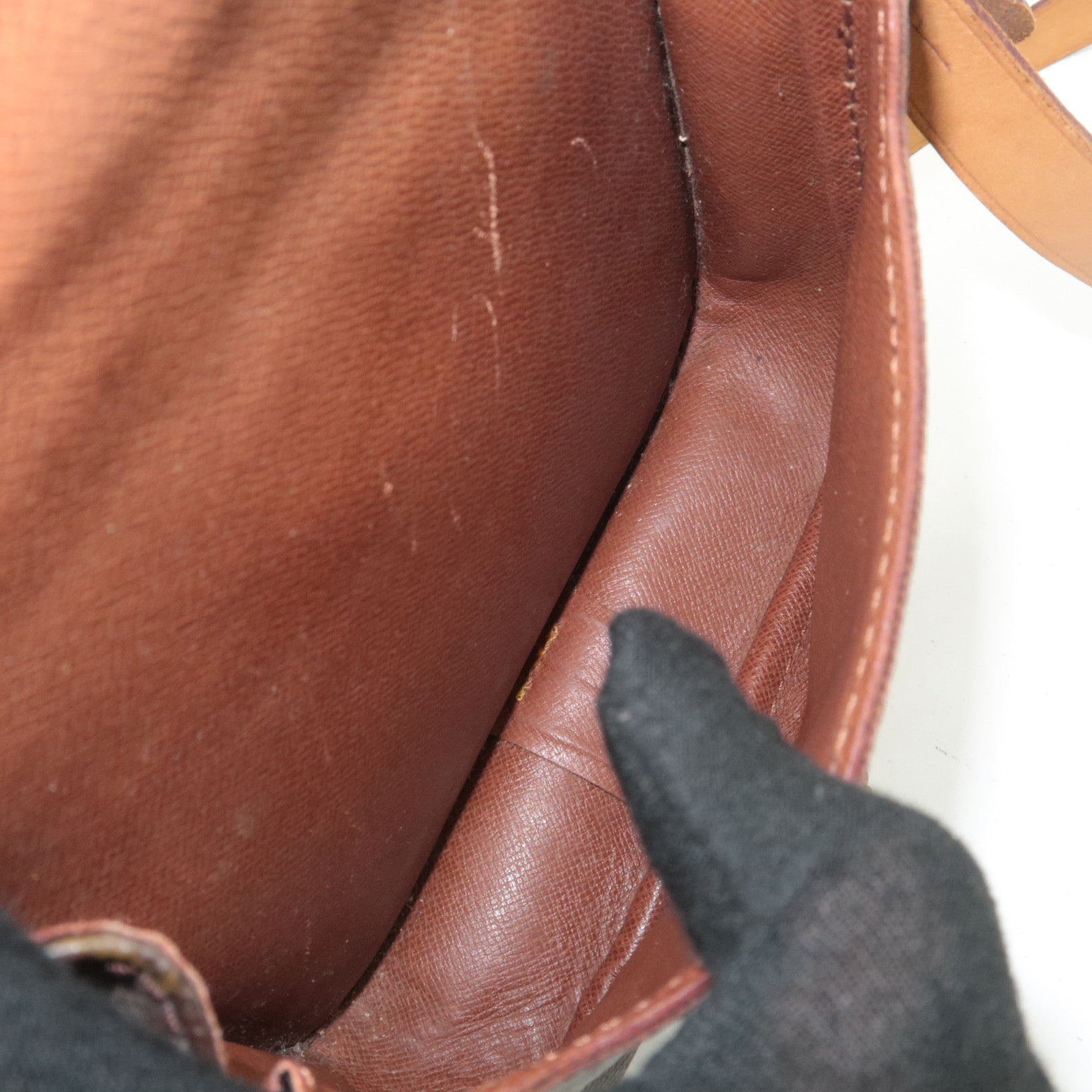 Louis Vuitton Monogram Mini Cartouchiere Shoulder Bag M51254