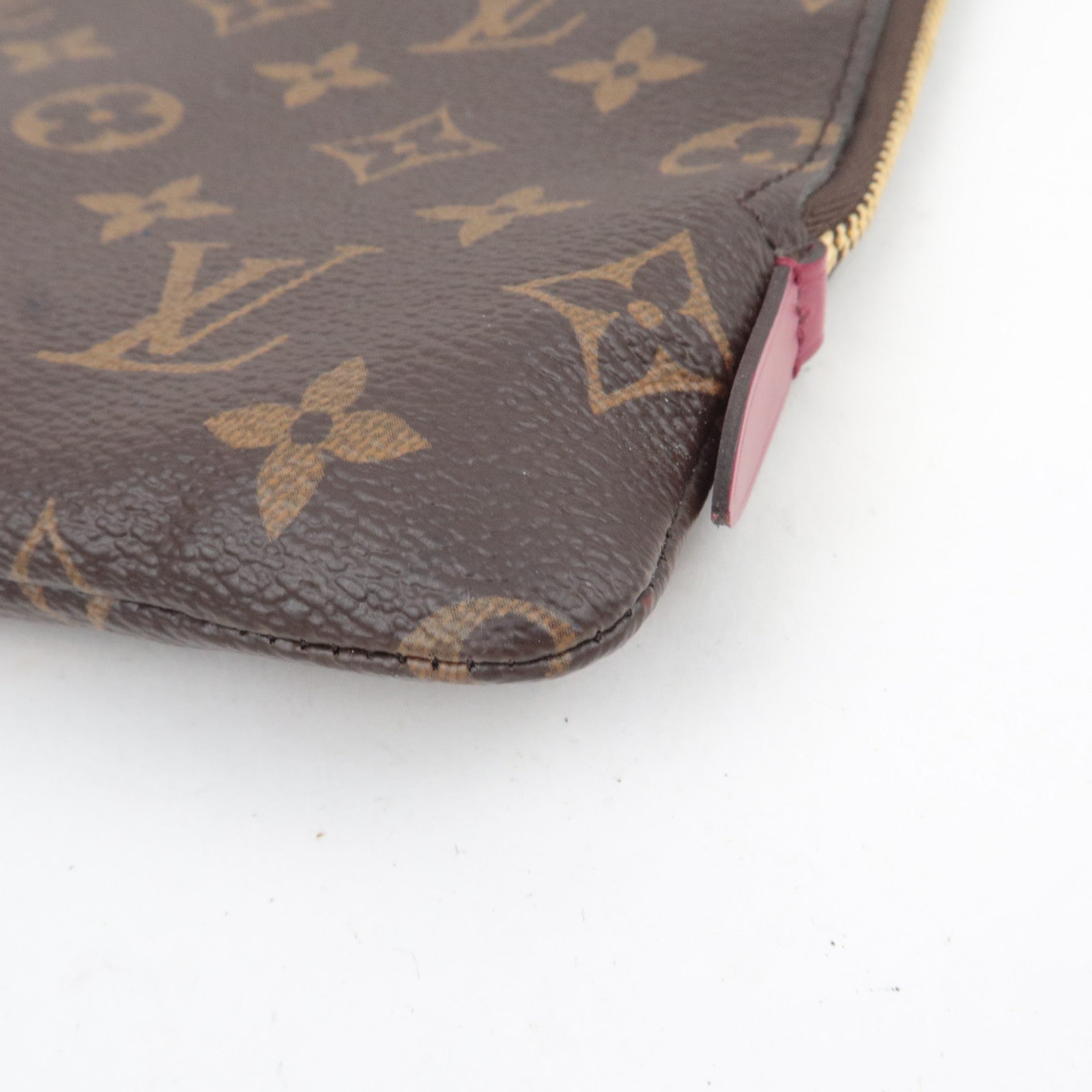 Louis Vuitton Monogram Etui Voyage GM Clutch Bag Fuchsia M43443