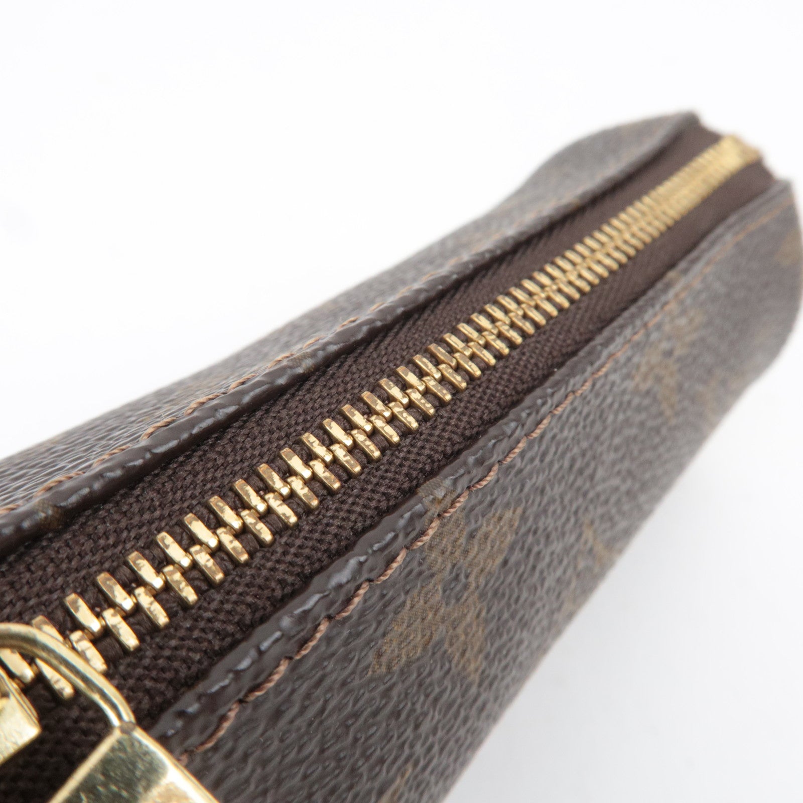 Louis Vuitton Monogram Etui 3 Ball de Golf Ball Case Mini Pouch M5824