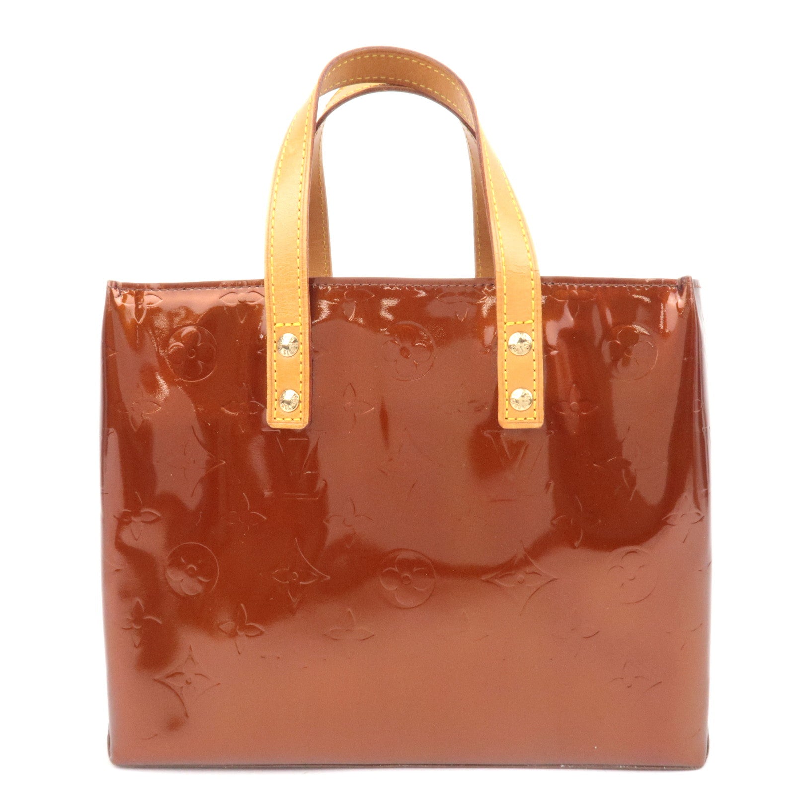 Louis Vuitton Monogram Vernis Reade PM Handbag Bronze M9114688112