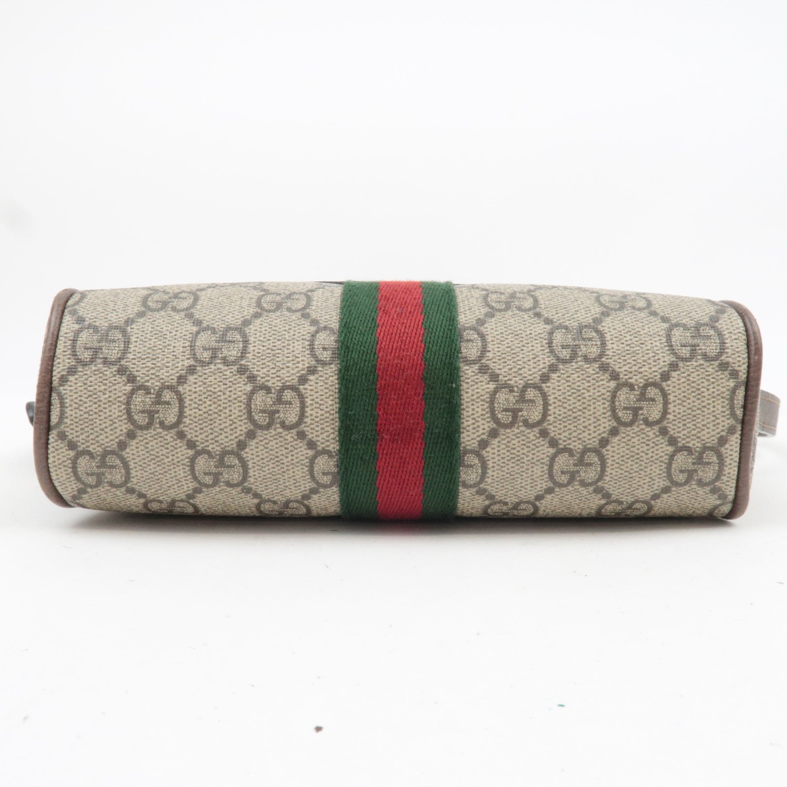 GUCCI Ophidia Sherry GG Supreme Shoulder Bag Beige Brown 517350
