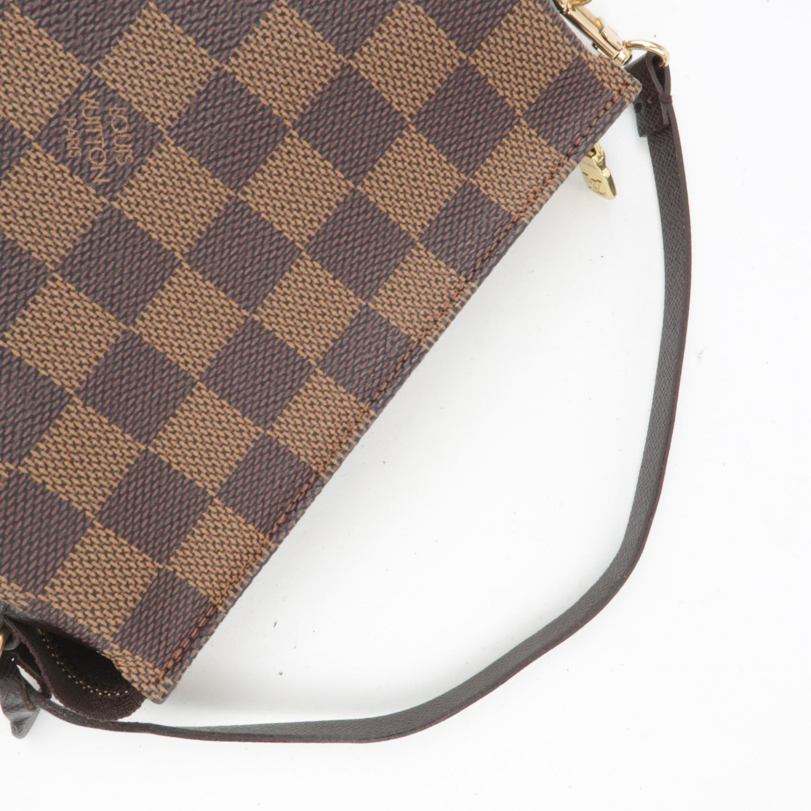 Louis Vuitton Damier Trousse Makeup Mini Handbag N51982