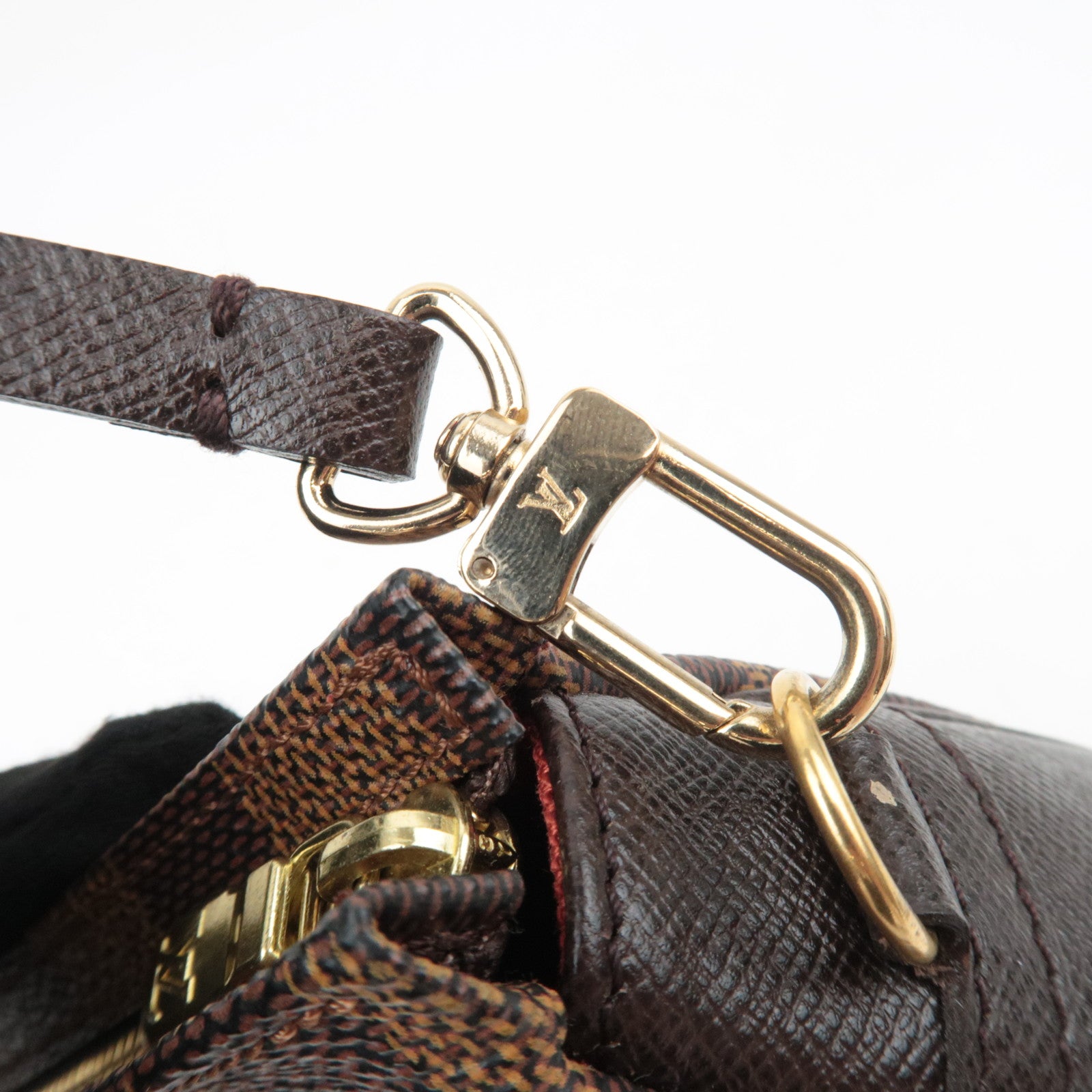 Louis Vuitton Damier Trousse Makeup Mini Handbag N51982