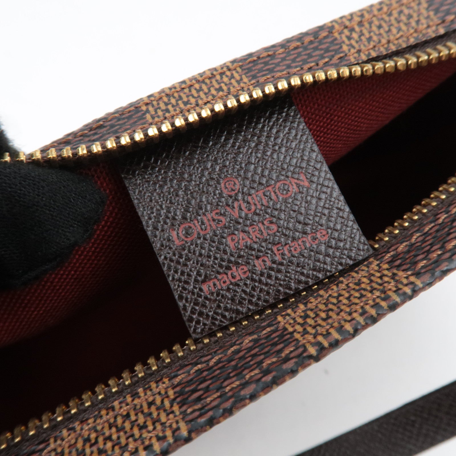 Louis Vuitton Damier Trousse Makeup Mini Handbag N51982
