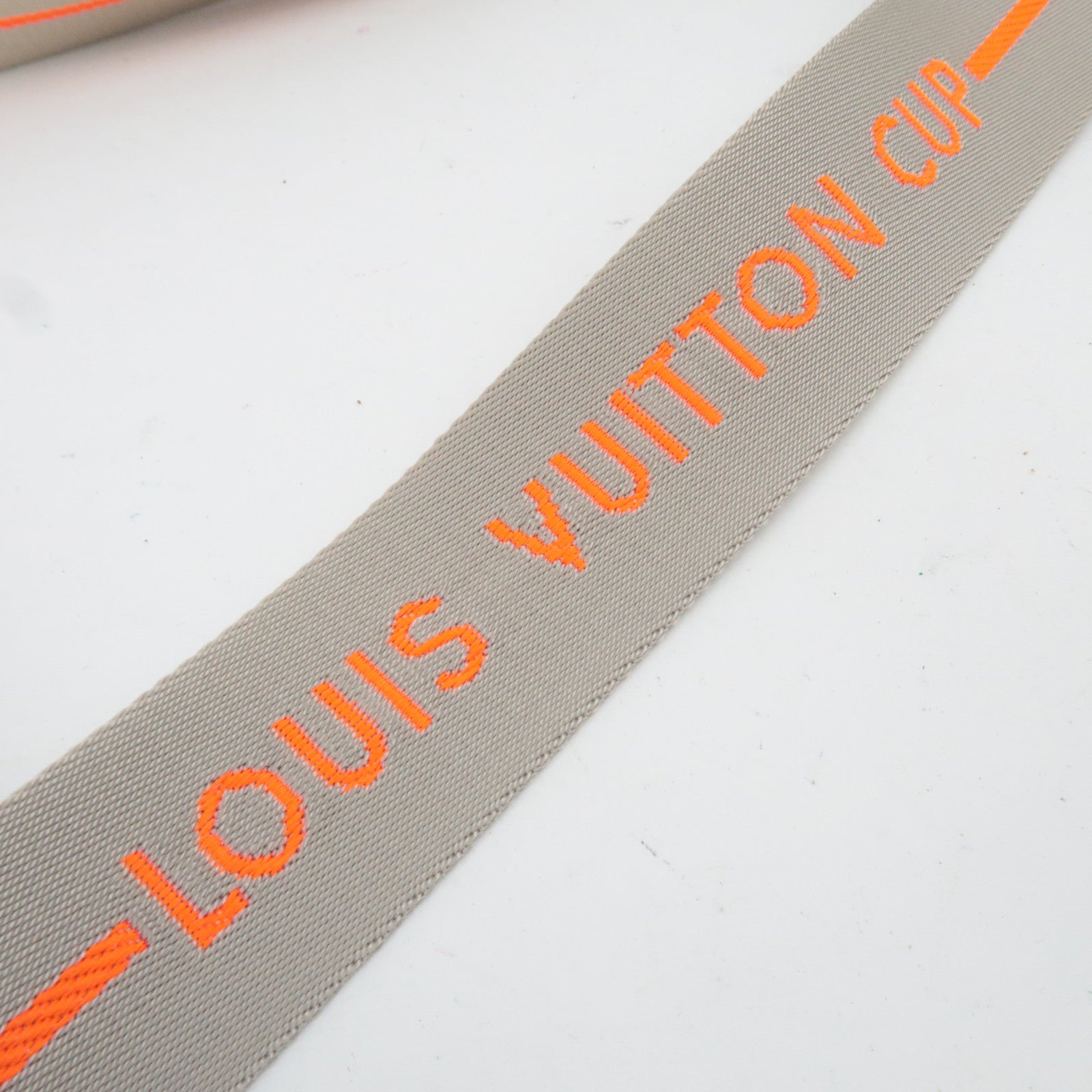 Louis Vuitton Damier Geant LV Cup Weatherly Nylon Shoulder Bag White M80637