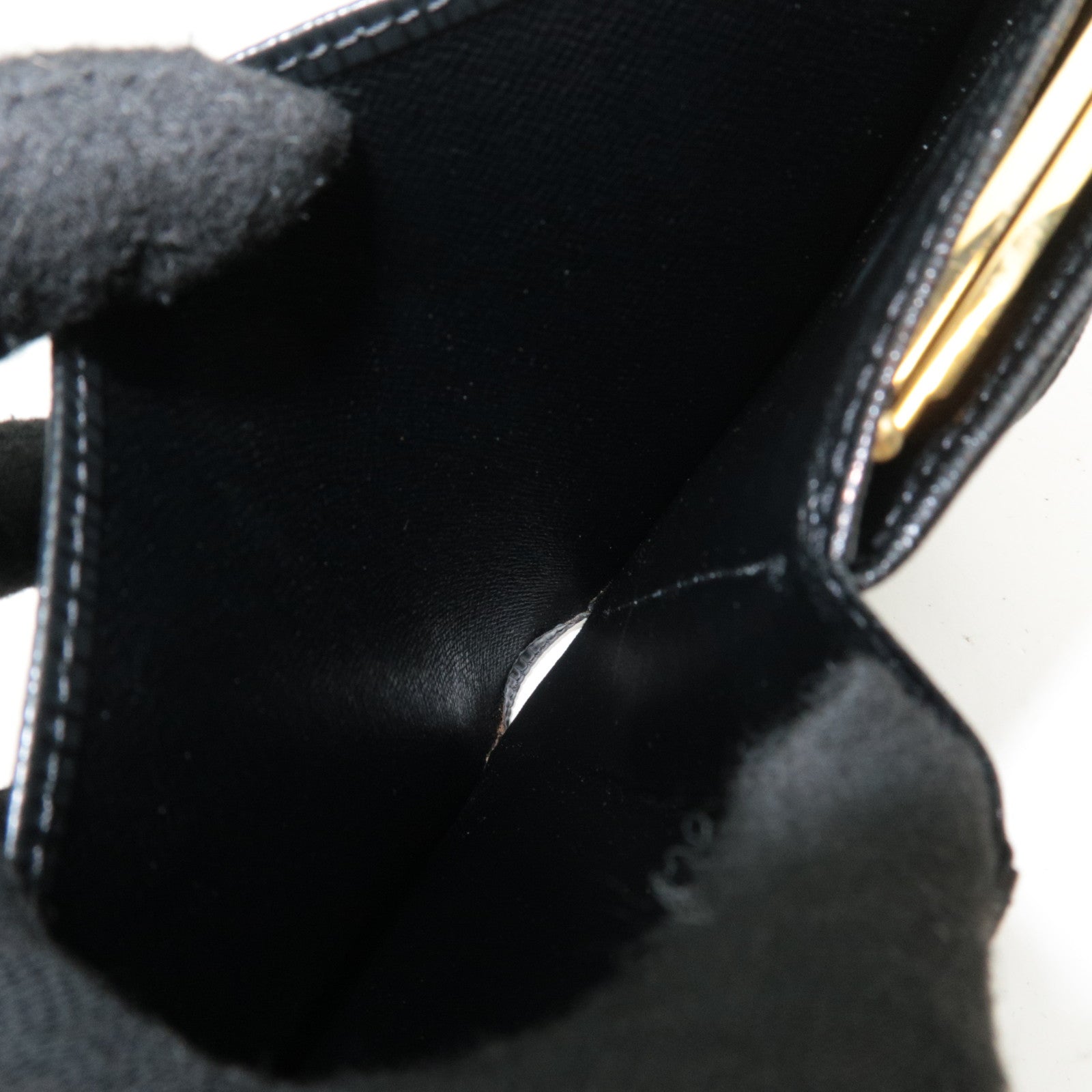 Louis Vuitton Epi Portefeuille Viennois Wallet Noir M63242