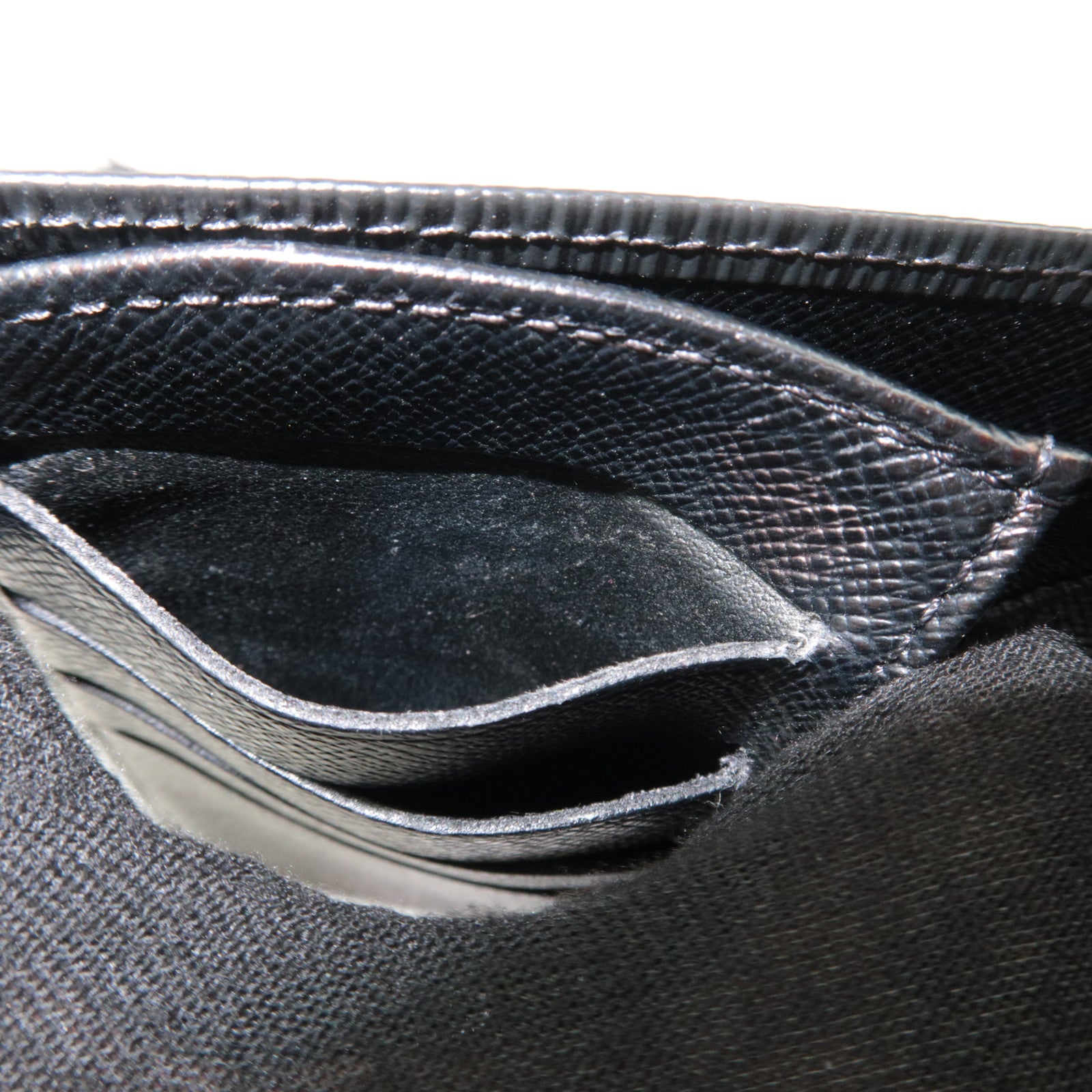 Louis Vuitton Epi Portefeuille Viennois Wallet Noir M63242