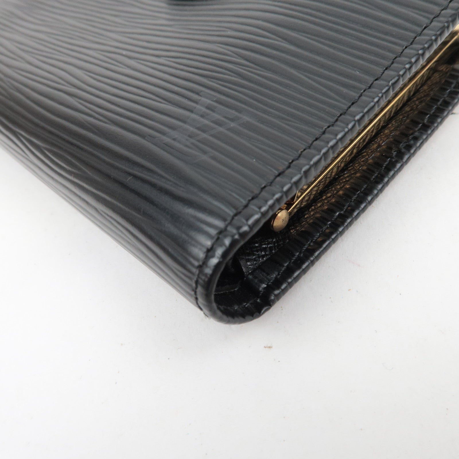 Louis Vuitton Epi Portefeuille Viennois Wallet Noir M63242