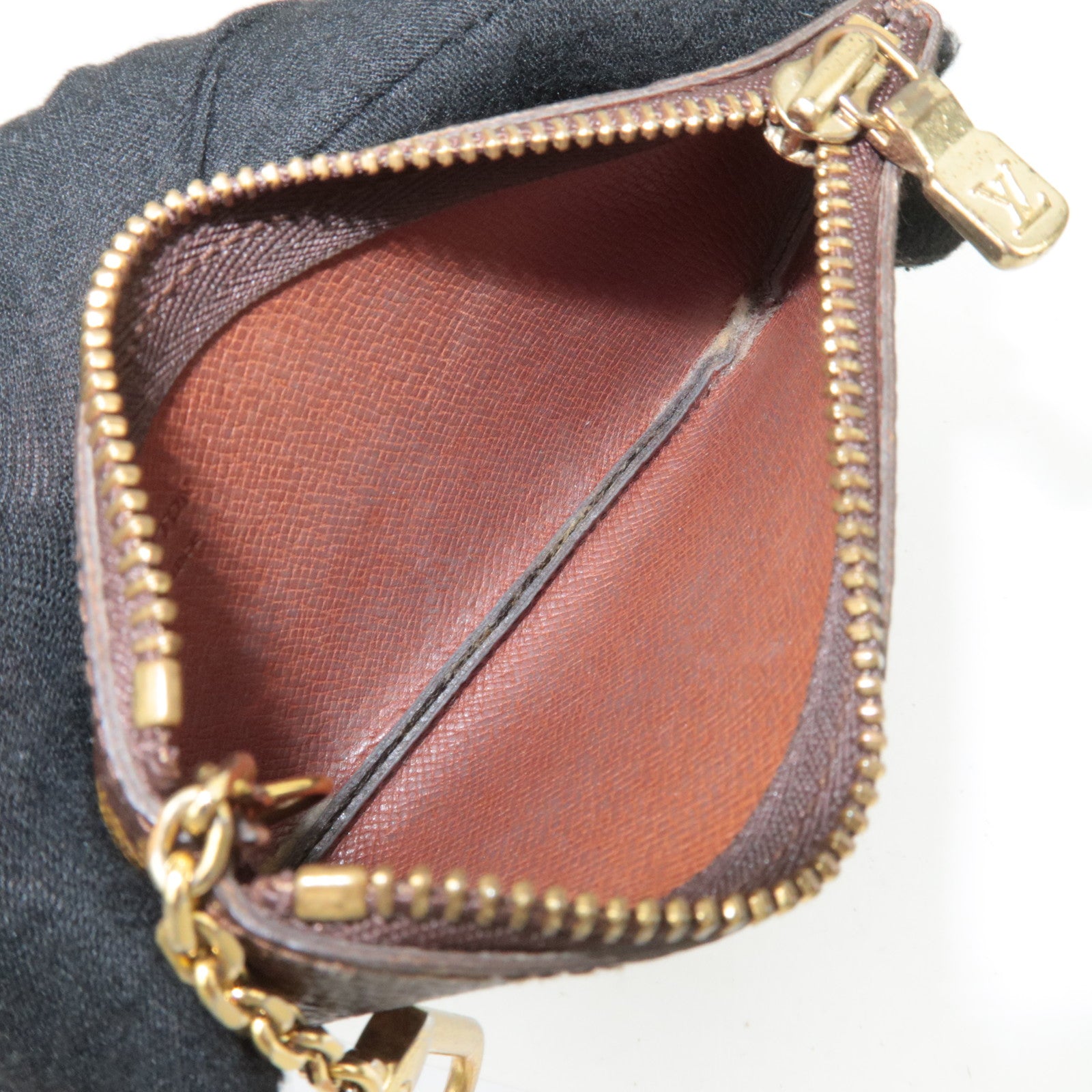 Louis Vuitton Monogram Pochette Cles Coin Case M62650