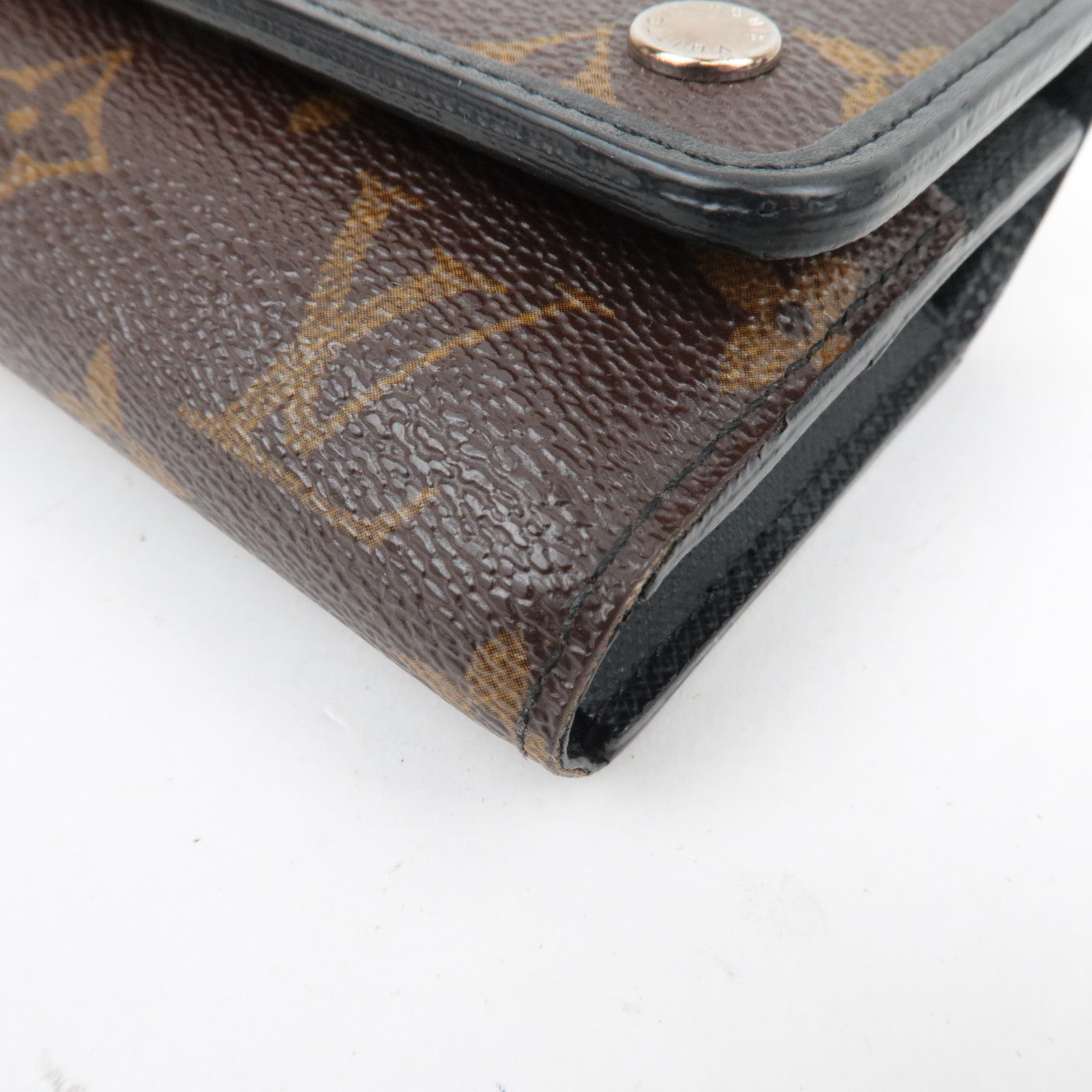 Louis Vuitton Monogram Macassar Portefeuille Compact Wallet M60167