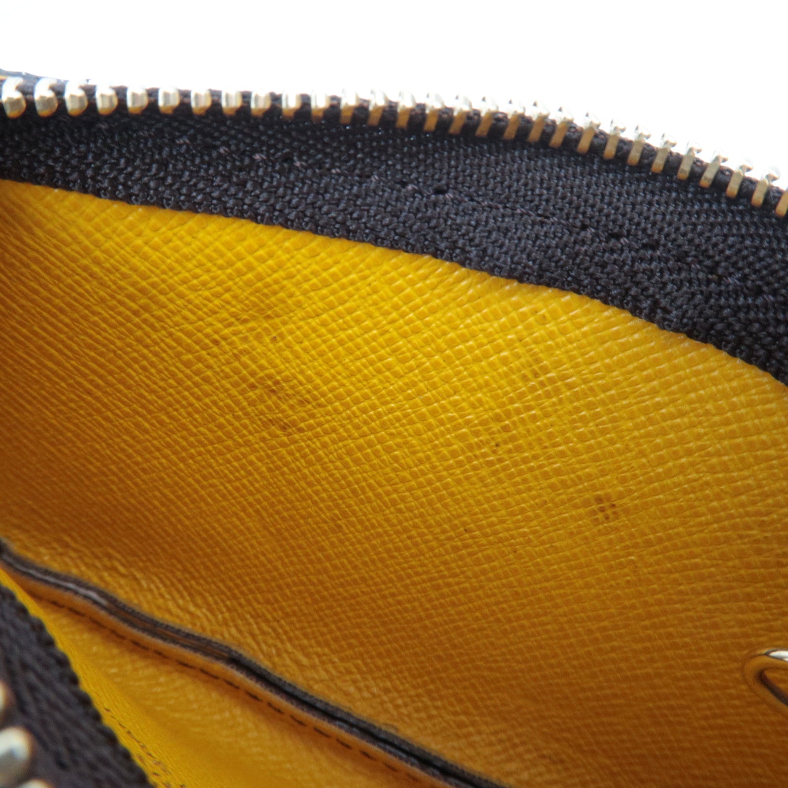Louis Vuitton Monogram Groom Pochette Cles Coin Case Jaune M60033