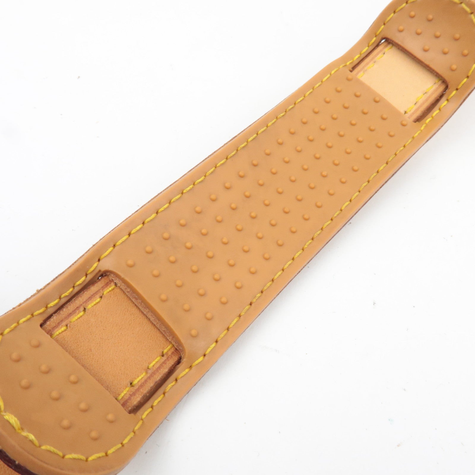 Louis Vuitton Leather Shoulder Strap For Keepall Bag Brown