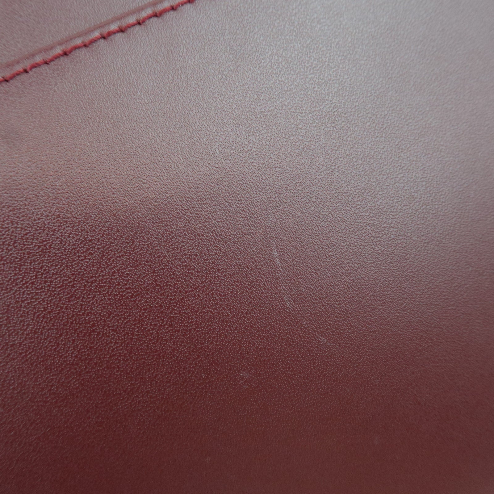 Cartier Must Line Leather Clutch Bag Bordeaux