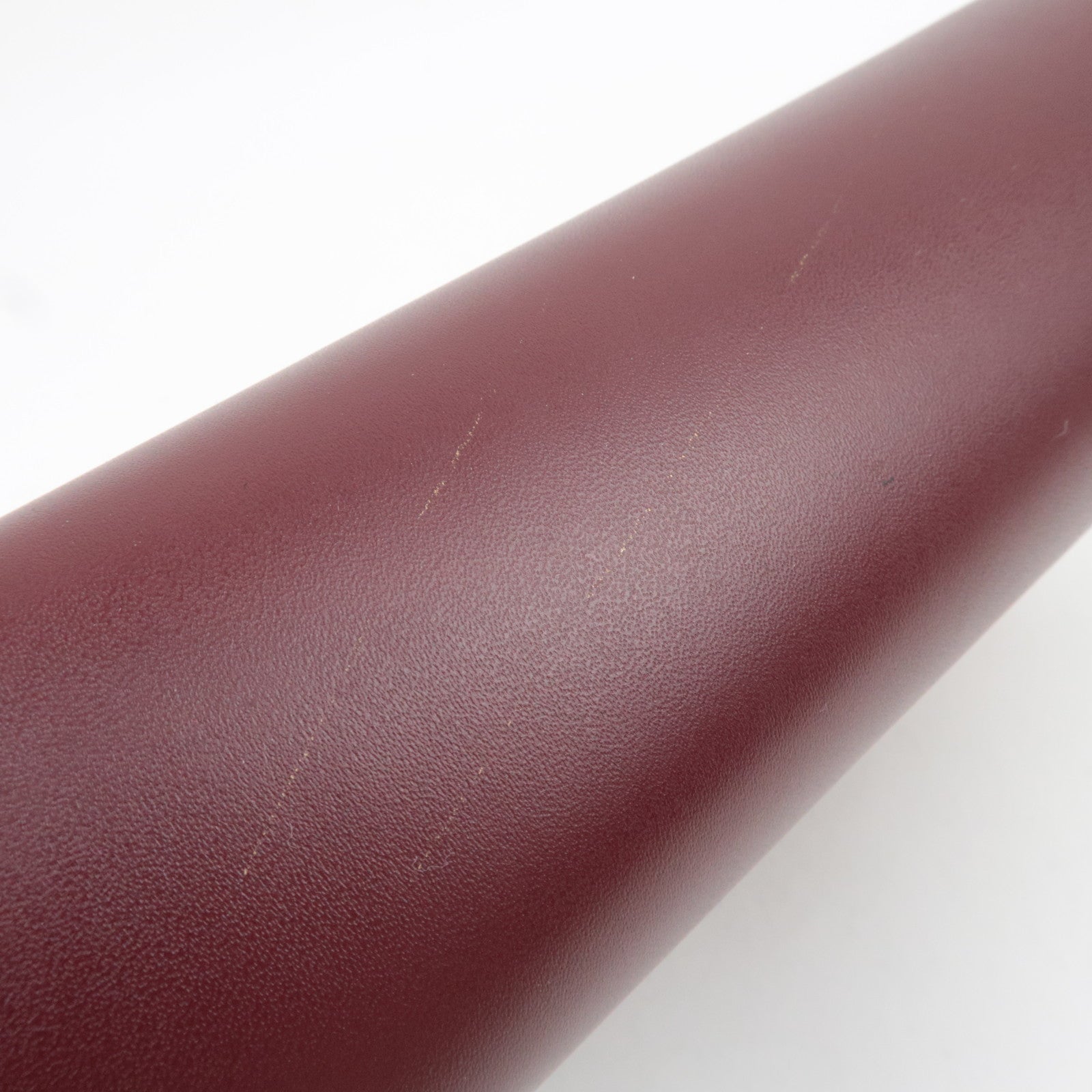 Cartier Must Line Leather Clutch Bag Bordeaux