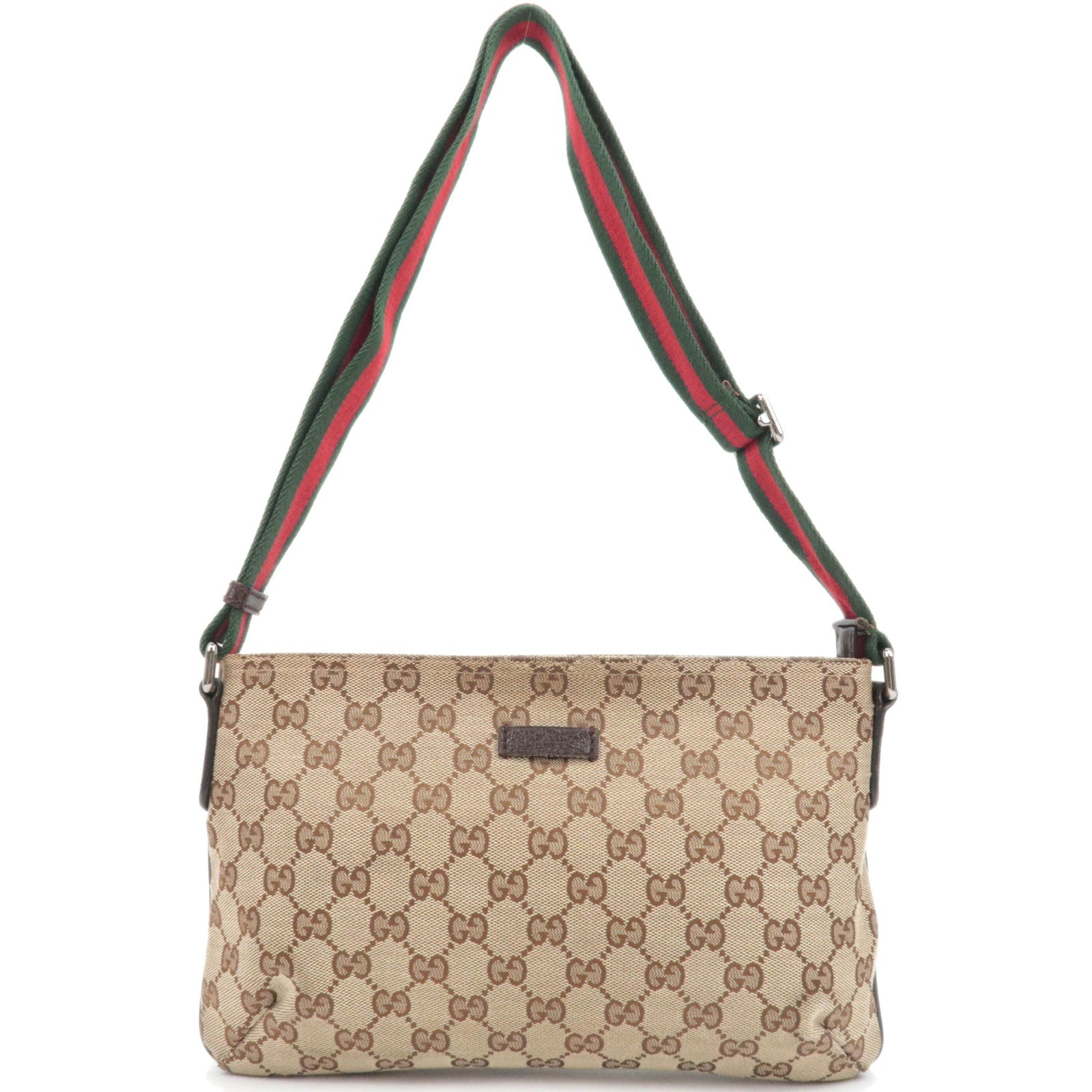 GUCCI GG Canvas Sherry Shoulder Bag Beige 18974988189