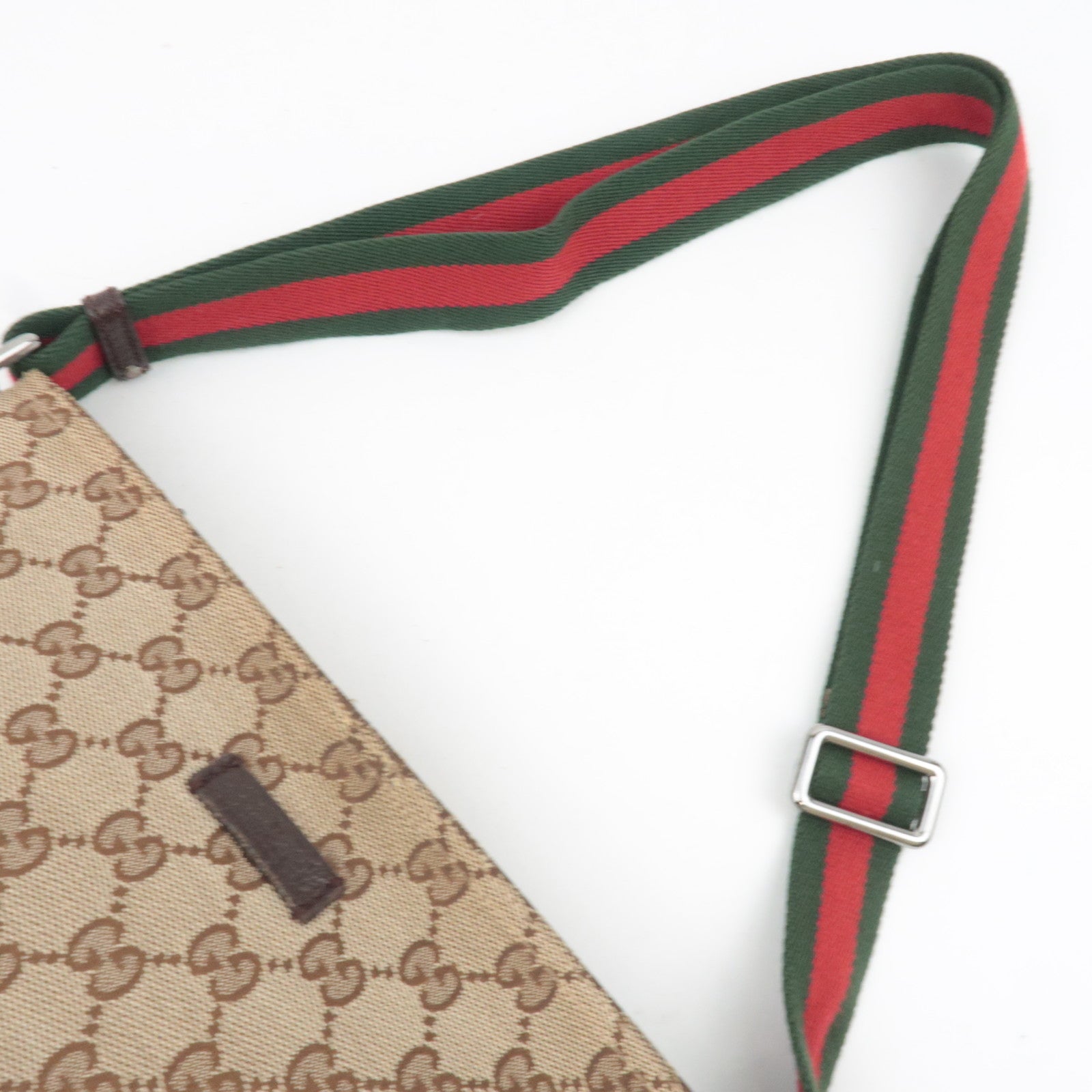 GUCCI GG Canvas Sherry Shoulder Bag 189749
