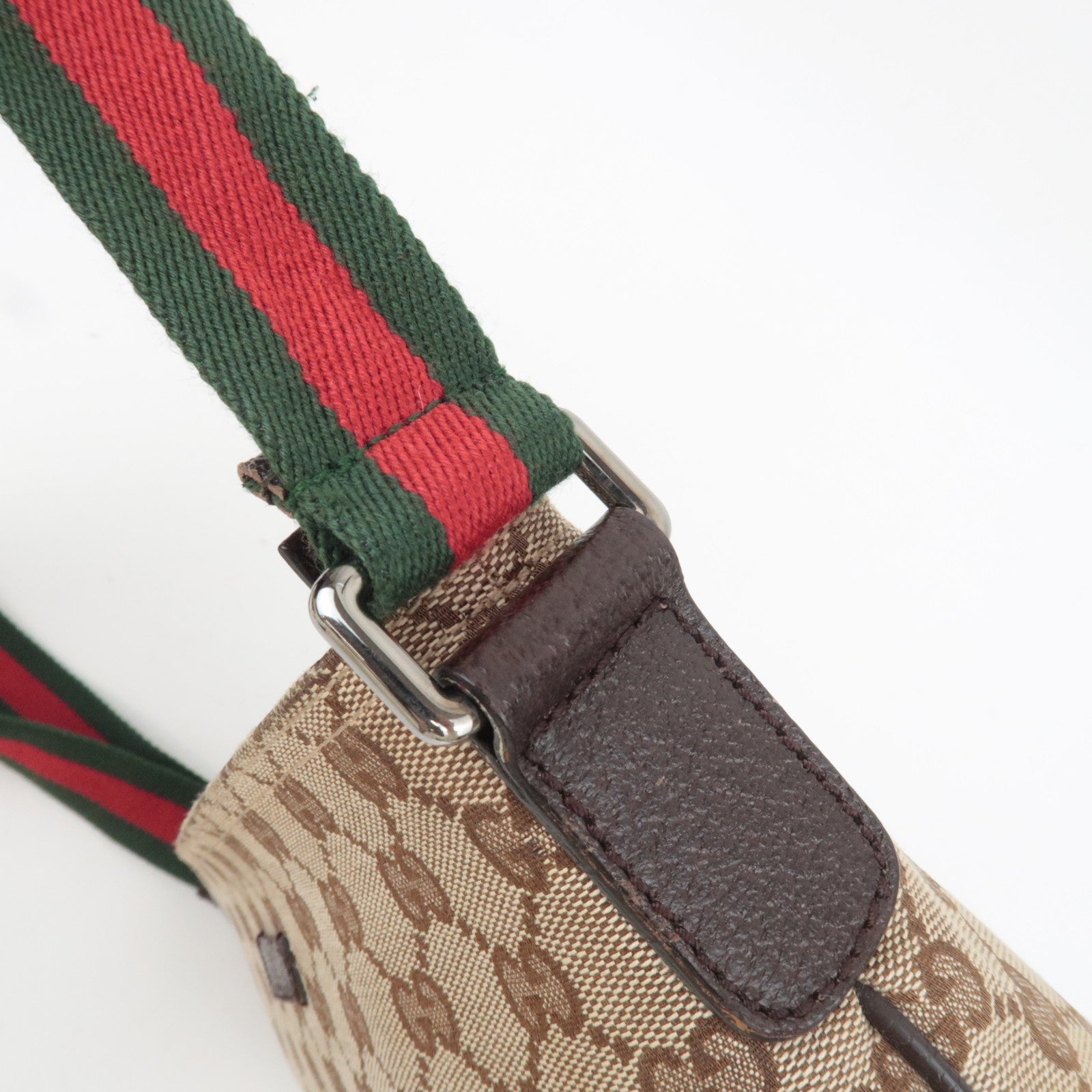 GUCCI GG Canvas Sherry Shoulder Bag 189749