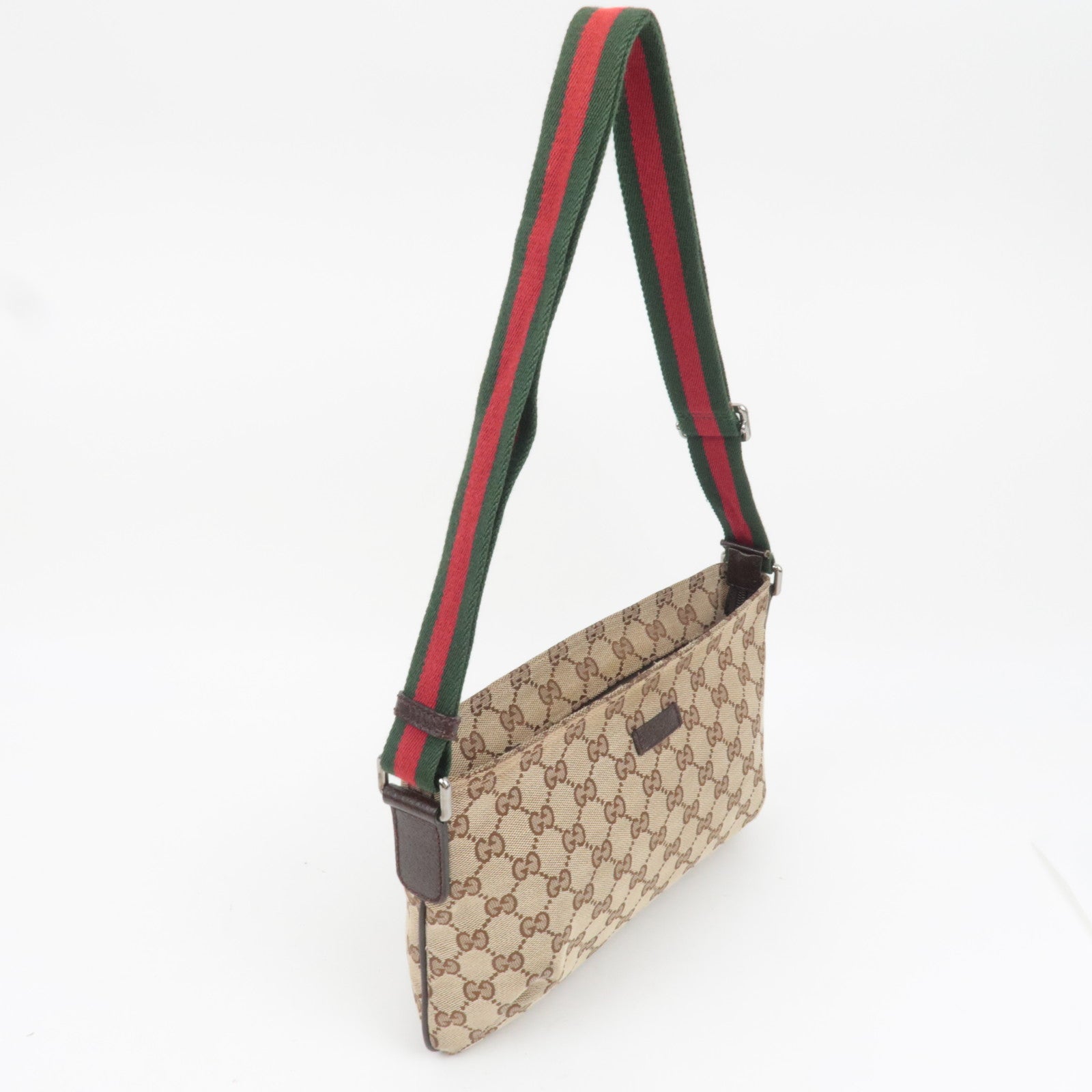 GUCCI GG Canvas Sherry Shoulder Bag 189749