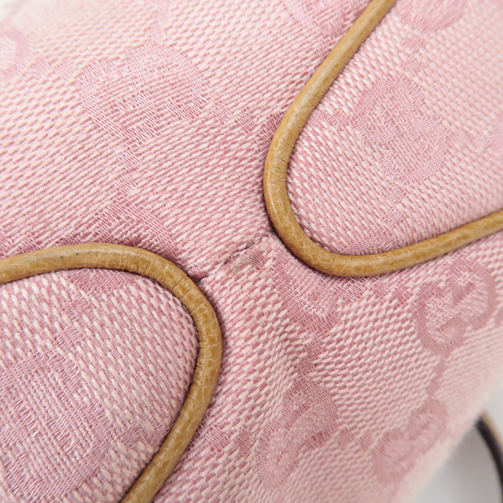 GUCCI GG Canvas Tote Bag Pink 113019