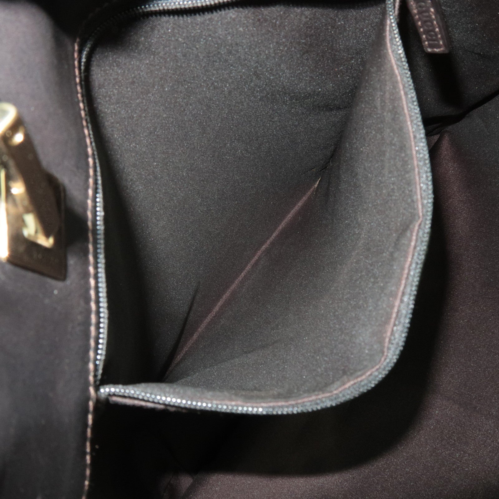 GUCCI GG Canvas Tote Bag Beige Brown 002.1098