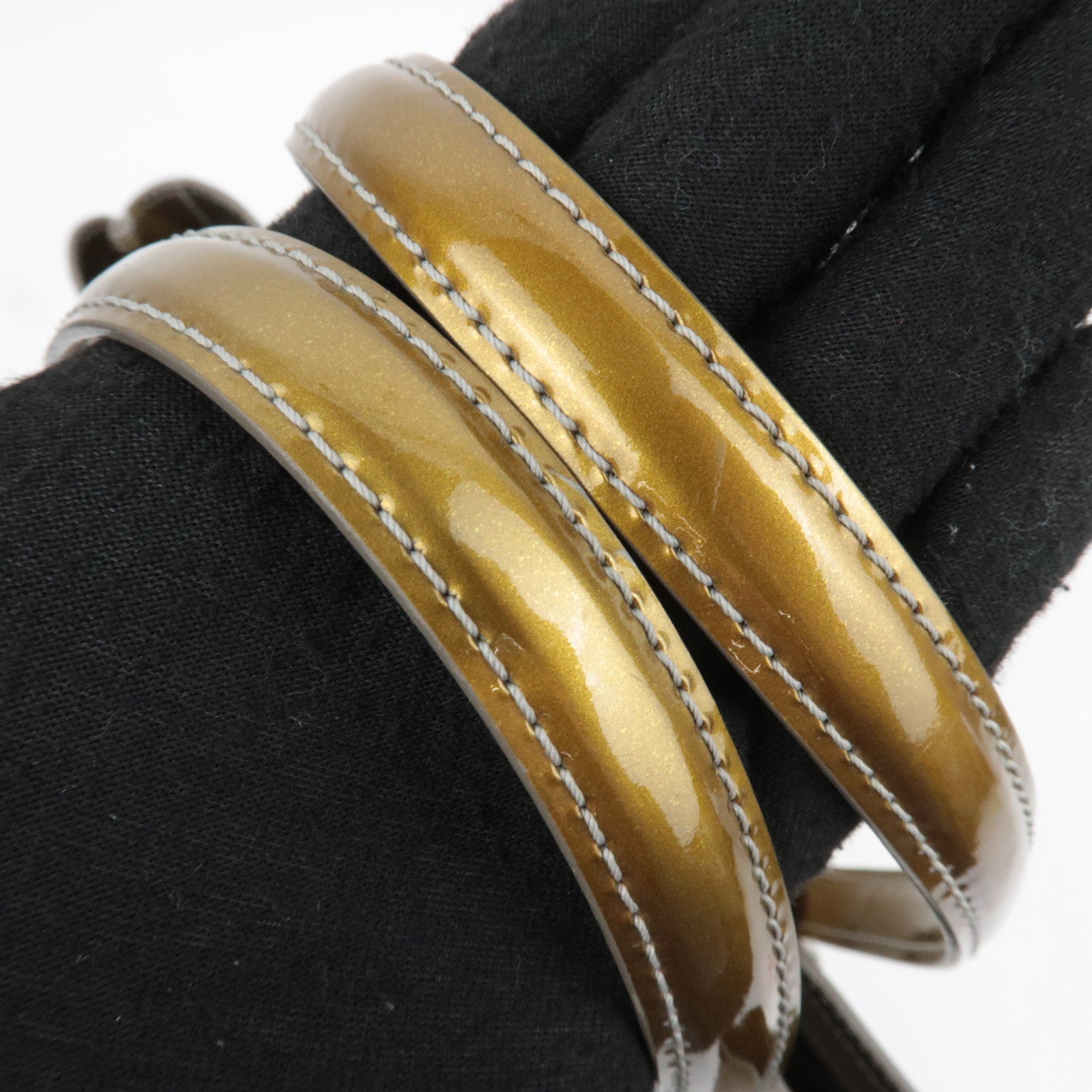 Louis Vuitton Monogram Vernis Wilshire MM Gris Art Deco M91648