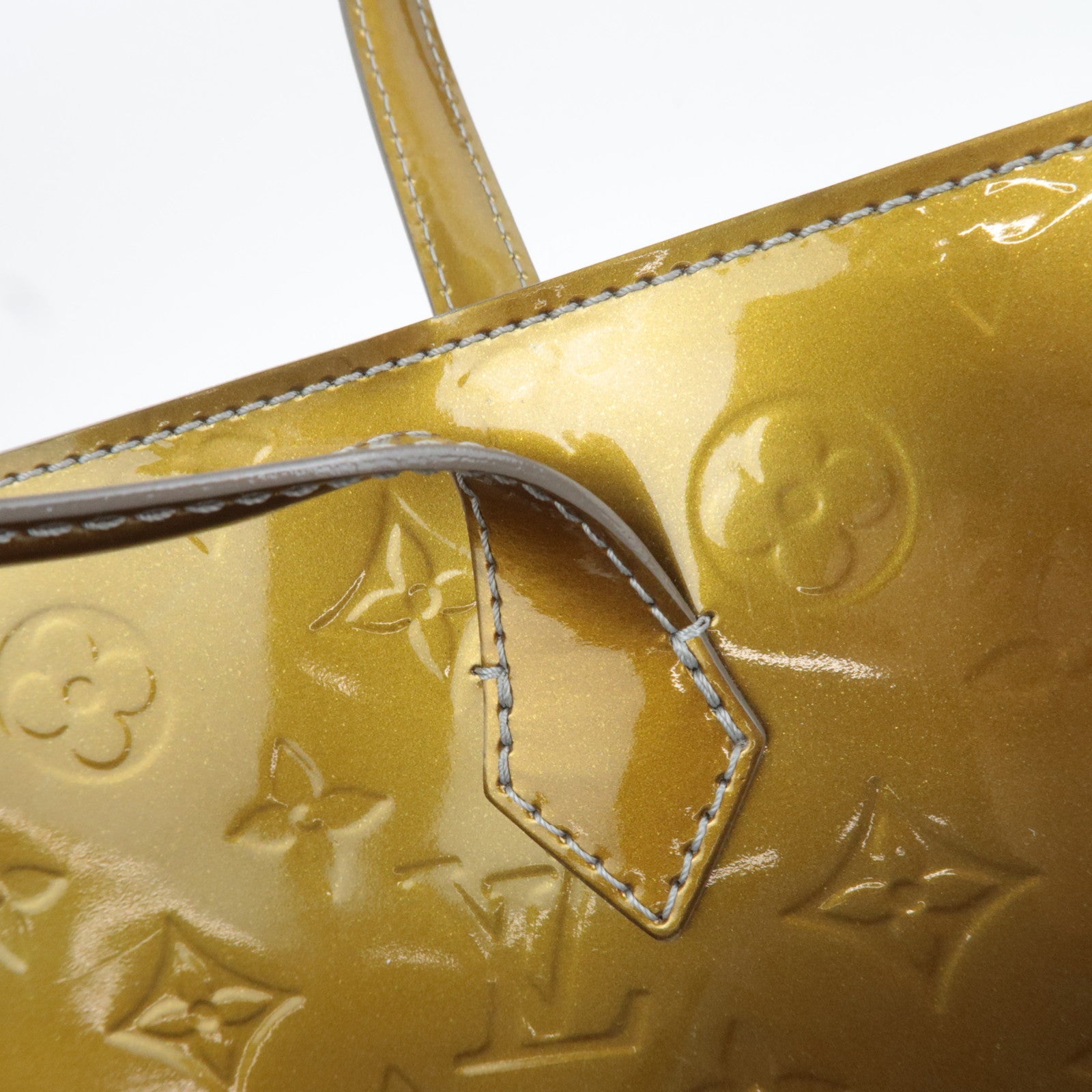 Louis Vuitton Monogram Vernis Wilshire MM Gris Art Deco M91648