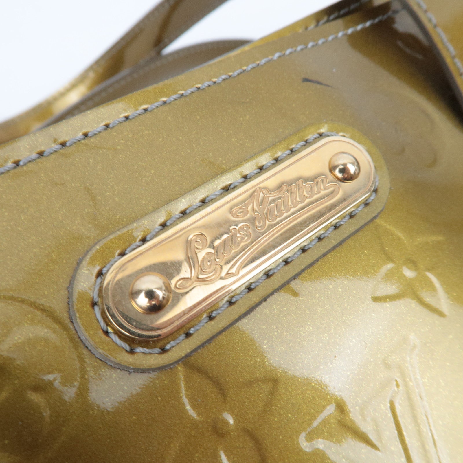 Louis Vuitton Monogram Vernis Wilshire MM Gris Art Deco M91648