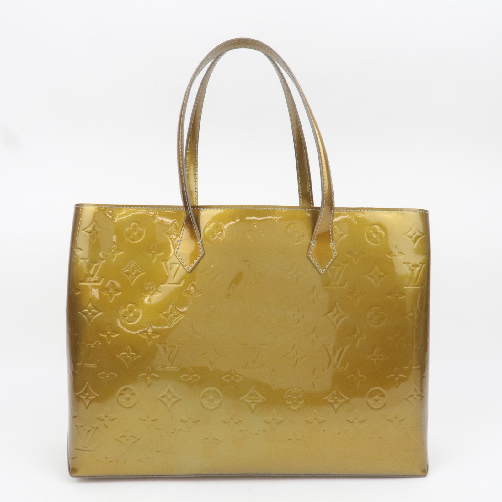 Louis Vuitton Monogram Vernis Wilshire MM Gris Art Deco M91648